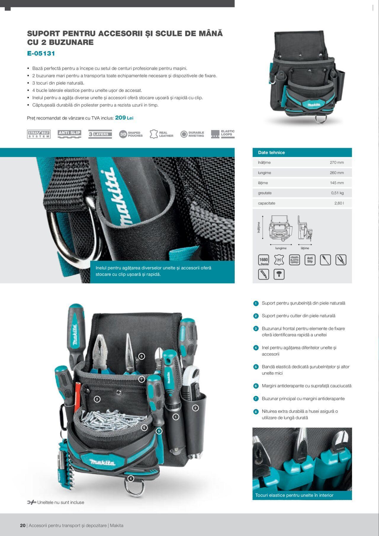 makita - Makita catalog - Accesorii pentru transport si depozitare de luni 06.09.2021 - page: 20 makita - Makita catalog - Accesorii pentru transport si depozitare de luni 06.09.2021 - page: 20