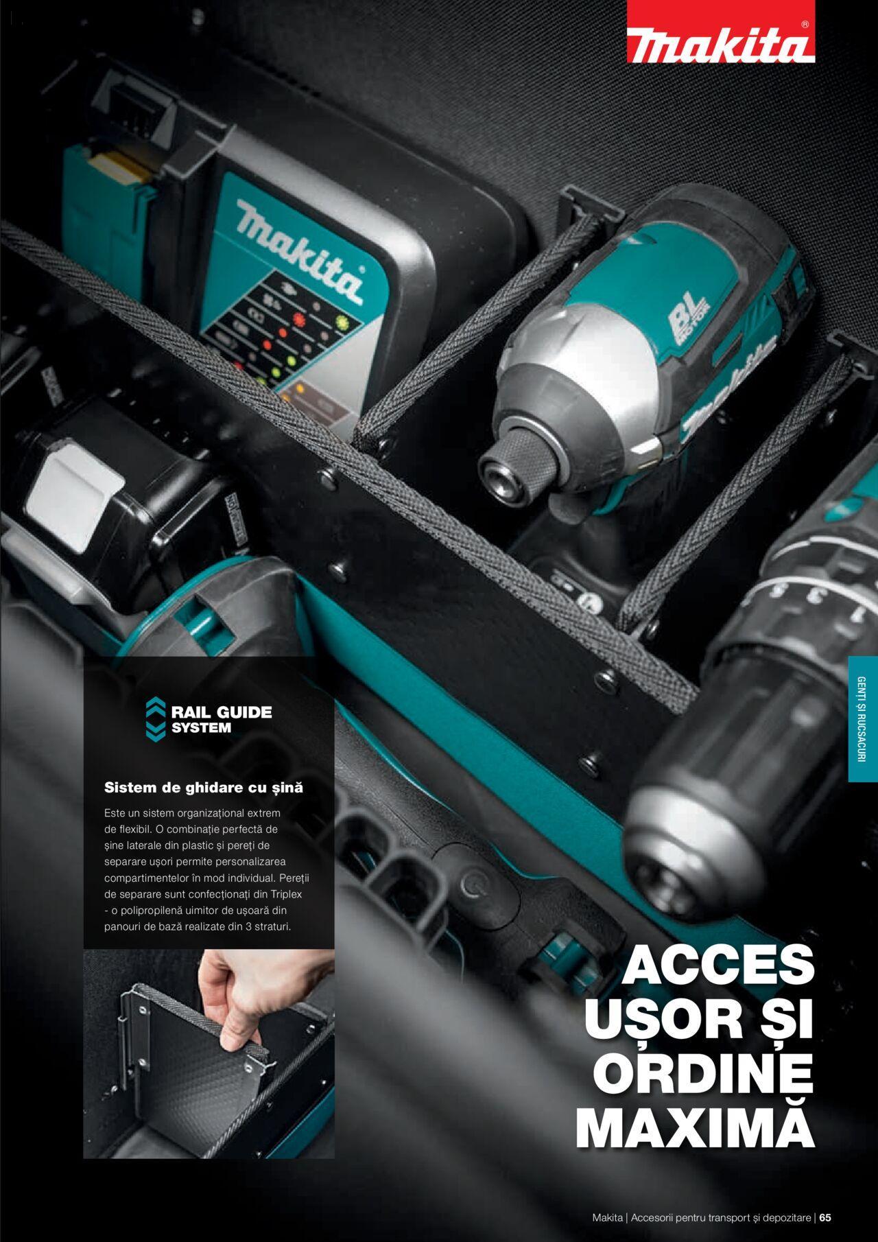 makita - Makita catalog - Accesorii pentru transport si depozitare de luni 06.09.2021 - page: 65 makita - Makita catalog - Accesorii pentru transport si depozitare de luni 06.09.2021 - page: 65