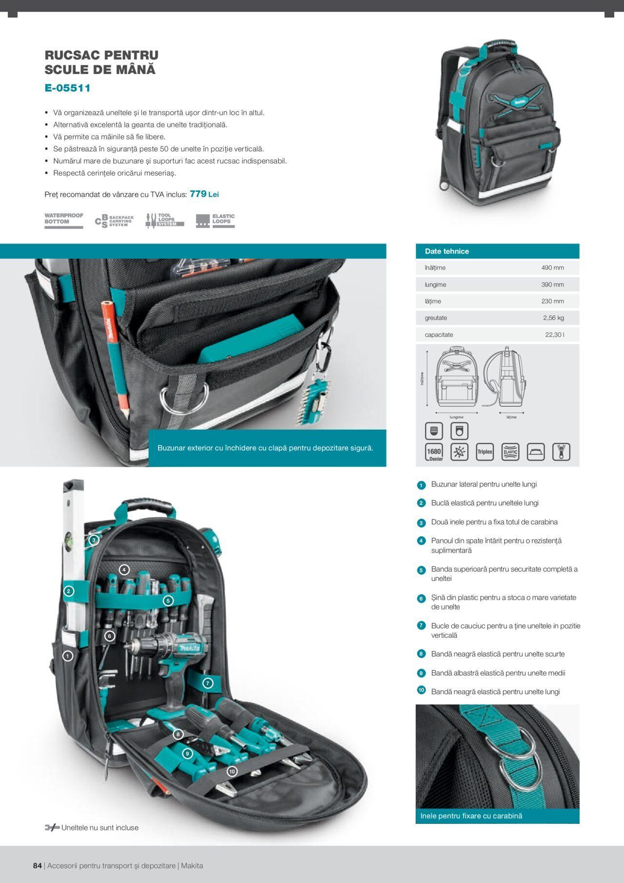 makita - Makita catalog - Accesorii pentru transport si depozitare de luni 06.09.2021 - page: 84 makita - Makita catalog - Accesorii pentru transport si depozitare de luni 06.09.2021 - page: 84