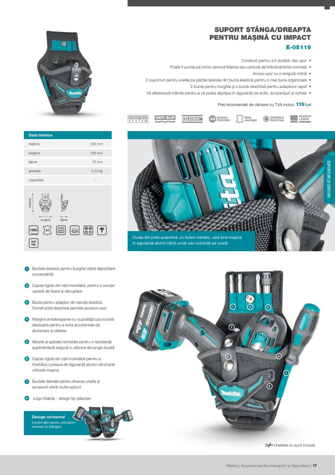 makita - Makita catalog - Accesorii pentru transport si depozitare de luni 06.09.2021 - page: 17 makita - Makita catalog - Accesorii pentru transport si depozitare de luni 06.09.2021 - page: 17