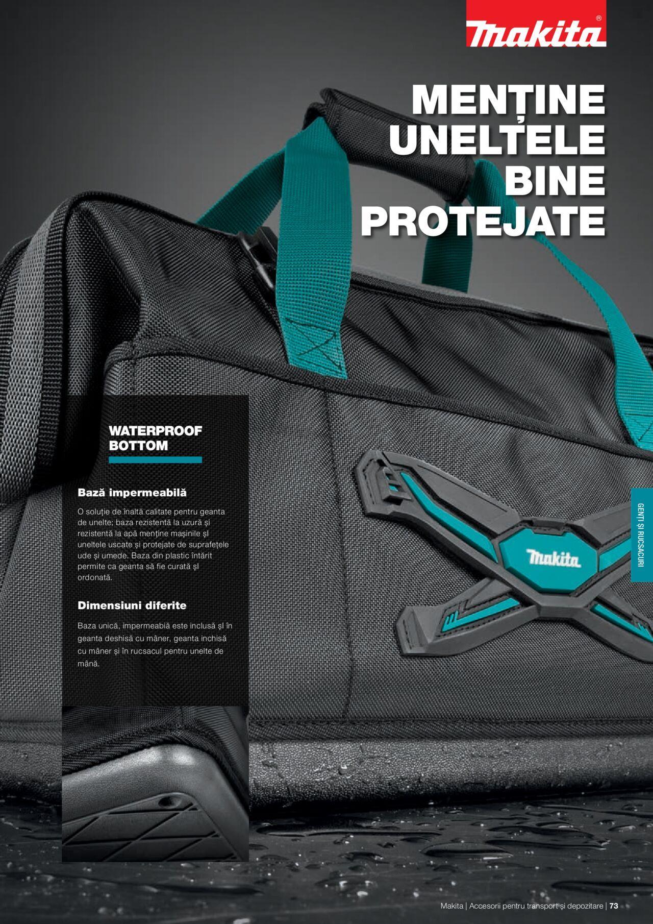makita - Makita catalog - Accesorii pentru transport si depozitare de luni 06.09.2021 - page: 73 makita - Makita catalog - Accesorii pentru transport si depozitare de luni 06.09.2021 - page: 73