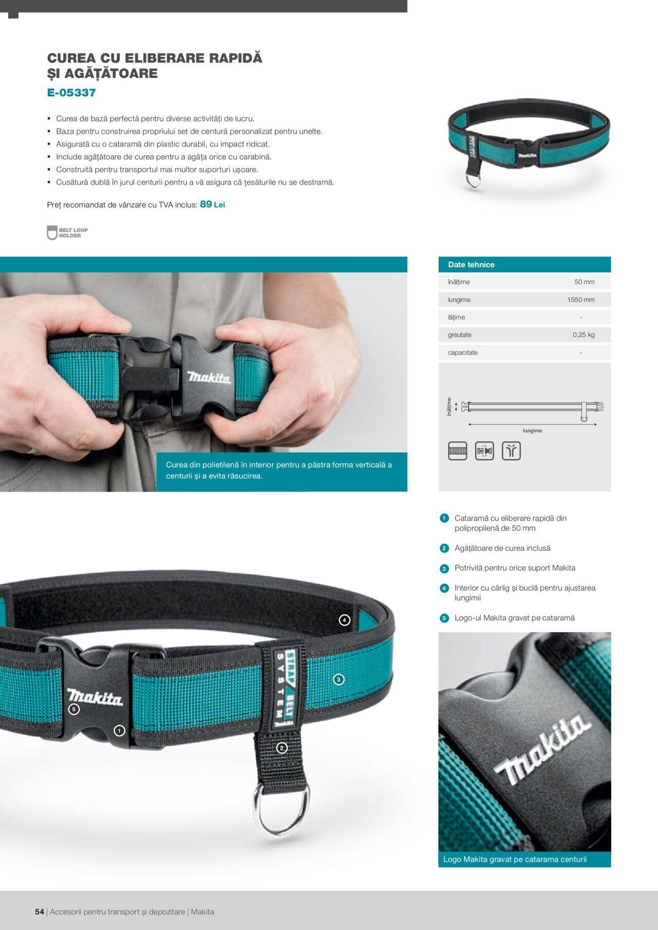 makita - Makita catalog - Accesorii pentru transport si depozitare de luni 06.09.2021 - page: 54 makita - Makita catalog - Accesorii pentru transport si depozitare de luni 06.09.2021 - page: 54