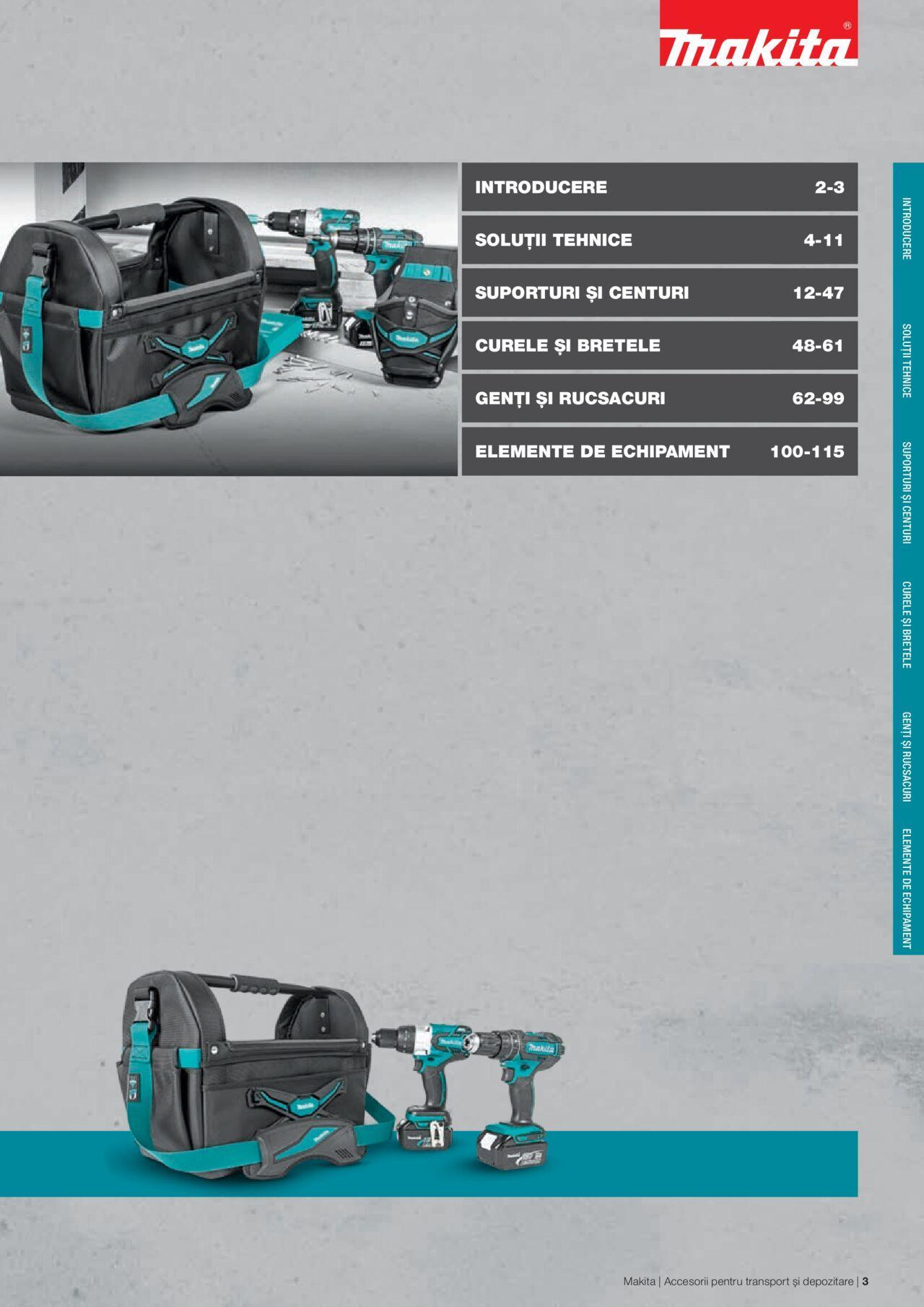 makita - Makita catalog - Accesorii pentru transport si depozitare de luni 06.09.2021 - page: 3 makita - Makita catalog - Accesorii pentru transport si depozitare de luni 06.09.2021 - page: 3