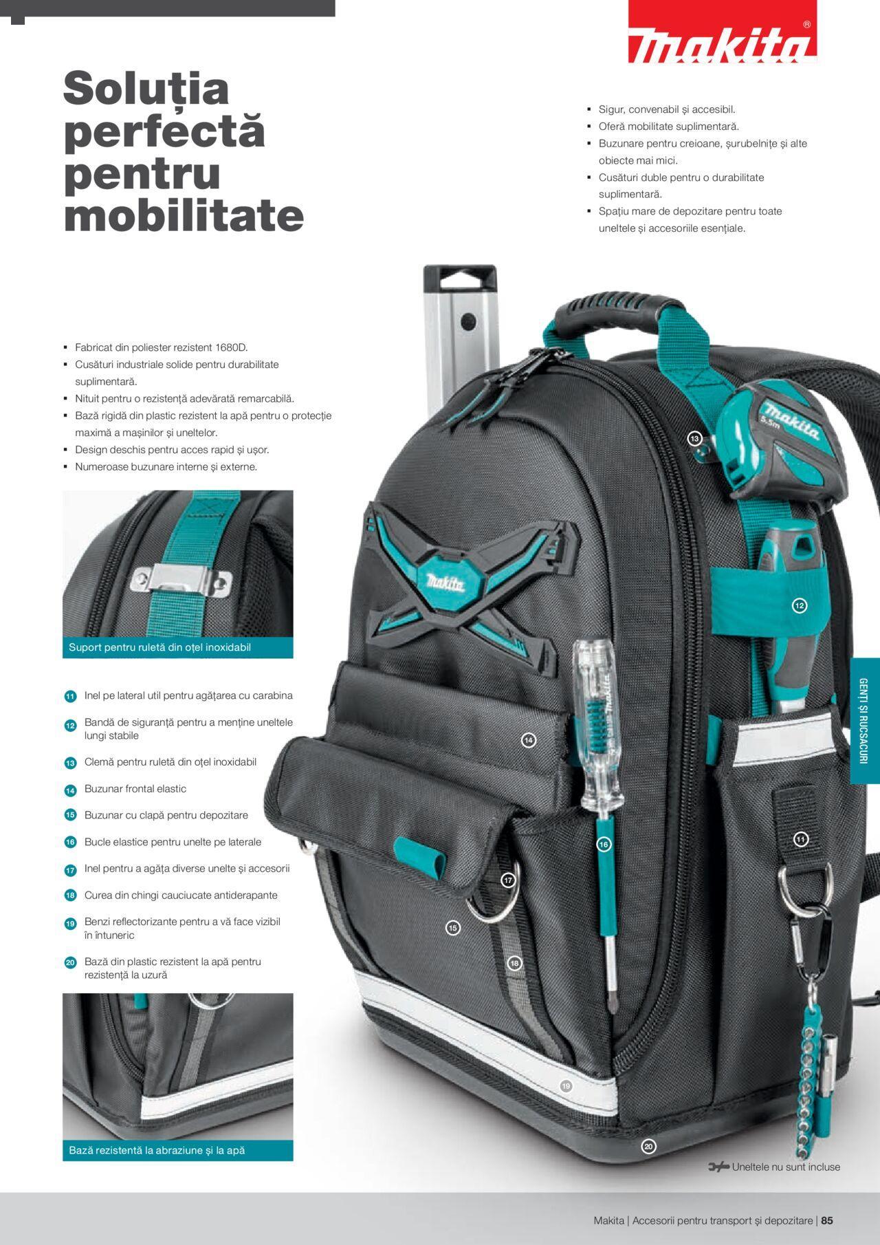 makita - Makita catalog - Accesorii pentru transport si depozitare de luni 06.09.2021 - page: 85 makita - Makita catalog - Accesorii pentru transport si depozitare de luni 06.09.2021 - page: 85