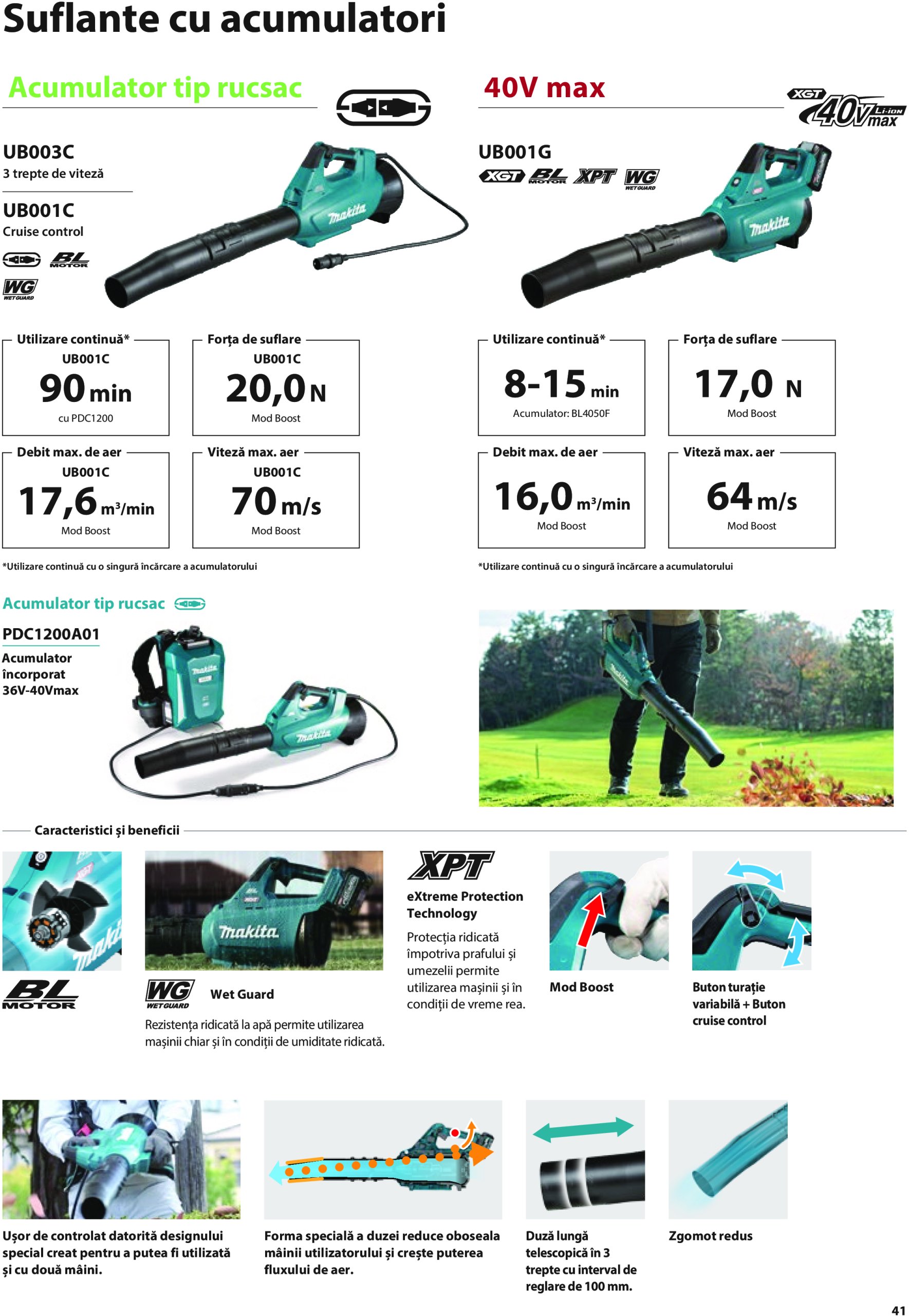 makita - Catalog Makita - Catalog Mașini de Grădină 2025 valabil din 01.01. - 31.12. - page: 41 makita - Catalog Makita - Catalog Mașini de Grădină 2025 valabil din 01.01. - 31.12. - page: 41