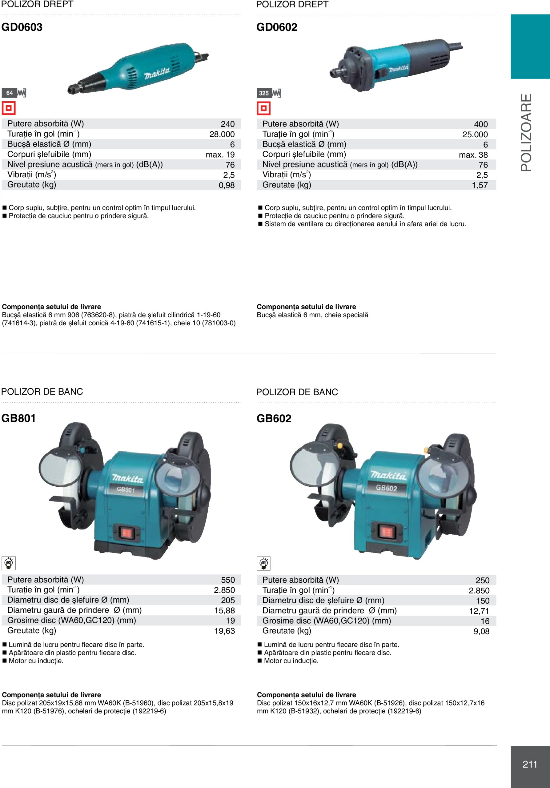 makita - Catalog Makita - Catalog Mașini Profesionale 2025 valabil din 01.01. - 31.12. - page: 211 makita - Catalog Makita - Catalog Mașini Profesionale 2025 valabil din 01.01. - 31.12. - page: 211