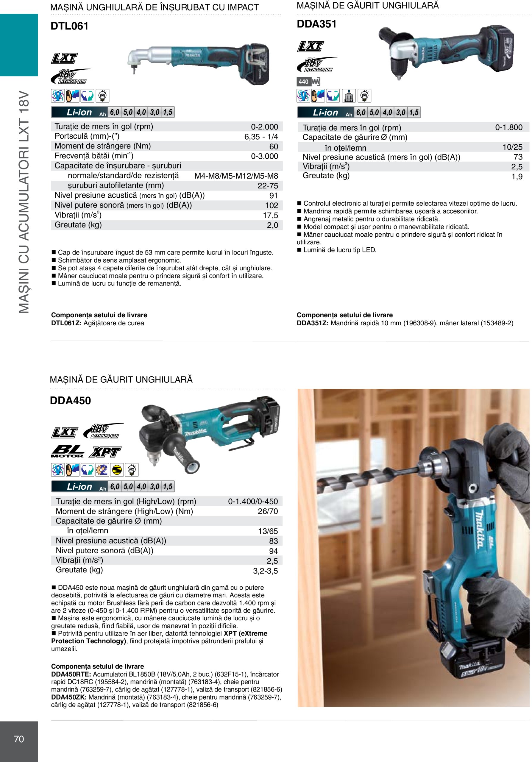 makita - Catalog Makita - Catalog Mașini Profesionale 2025 valabil din 01.01. - 31.12. - page: 70 makita - Catalog Makita - Catalog Mașini Profesionale 2025 valabil din 01.01. - 31.12. - page: 70
