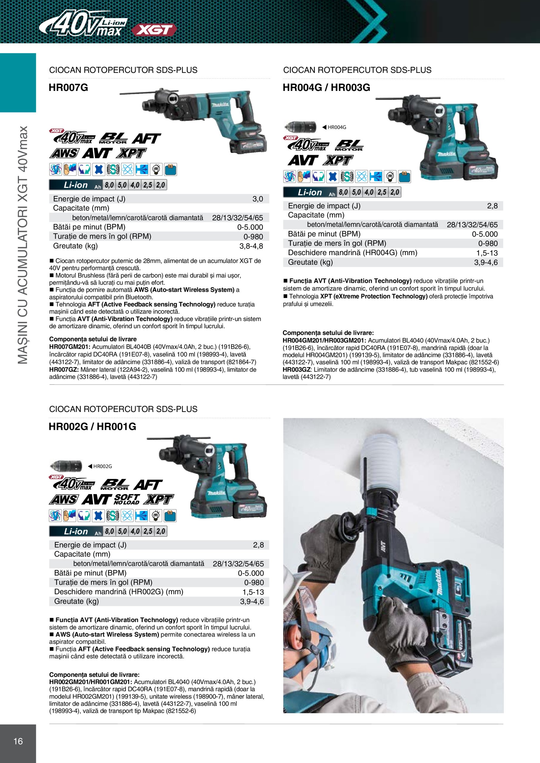 makita - Catalog Makita - Catalog Mașini Profesionale 2025 valabil din 01.01. - 31.12. - page: 16 makita - Catalog Makita - Catalog Mașini Profesionale 2025 valabil din 01.01. - 31.12. - page: 16