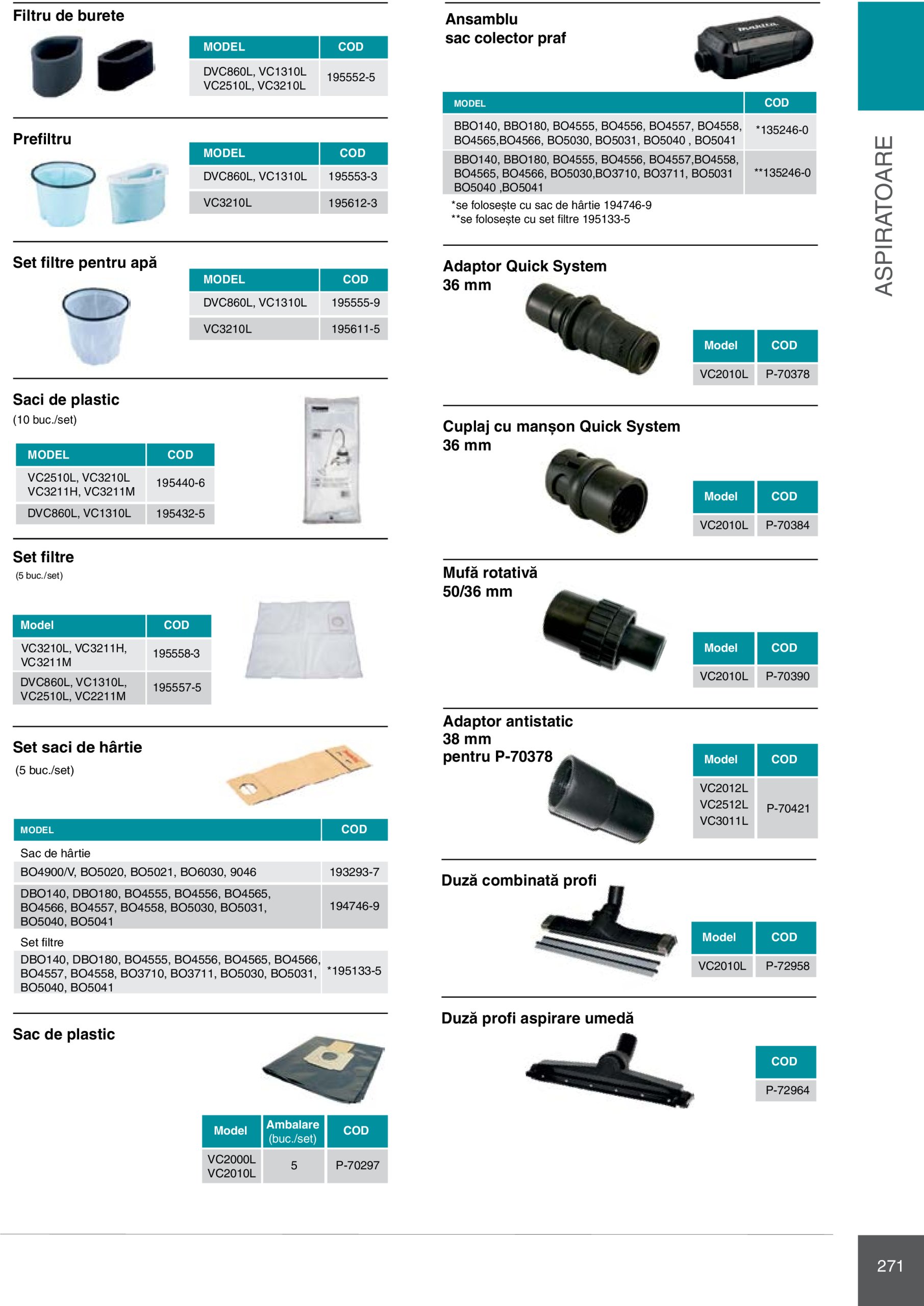 makita - Catalog Makita - Catalog Mașini Profesionale 2025 valabil din 01.01. - 31.12. - page: 271 makita - Catalog Makita - Catalog Mașini Profesionale 2025 valabil din 01.01. - 31.12. - page: 271
