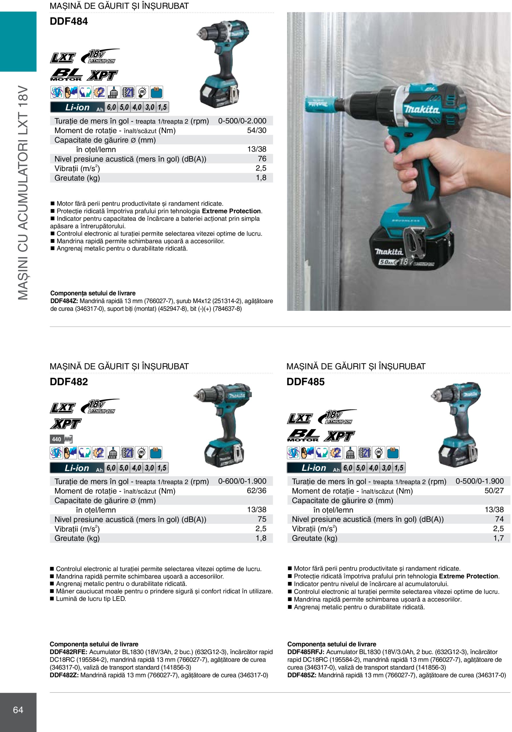 makita - Catalog Makita - Catalog Mașini Profesionale 2025 valabil din 01.01. - 31.12. - page: 64 makita - Catalog Makita - Catalog Mașini Profesionale 2025 valabil din 01.01. - 31.12. - page: 64