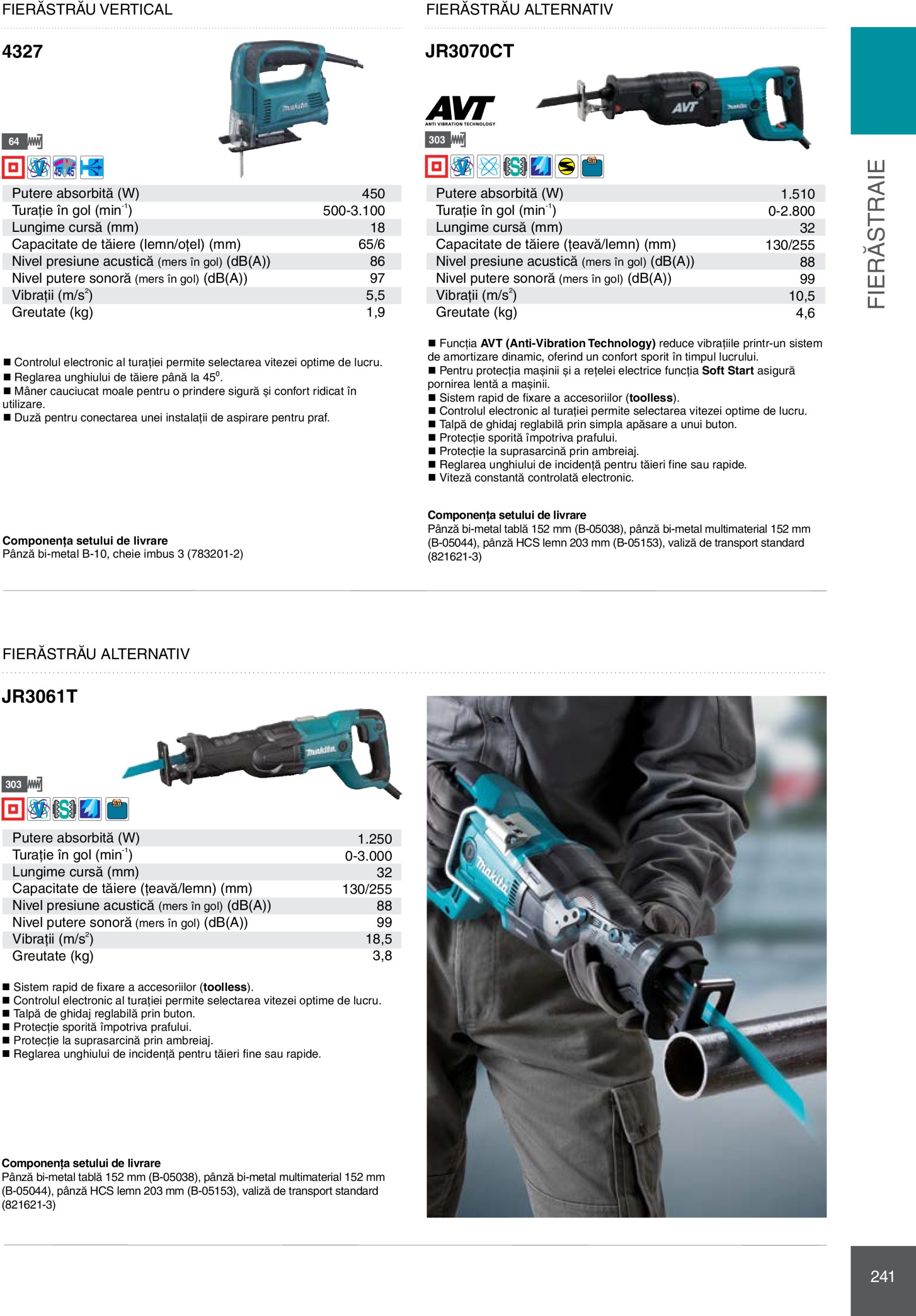 makita - Catalog Makita - Catalog Mașini Profesionale 2025 valabil din 01.01. - 31.12. - page: 241 makita - Catalog Makita - Catalog Mașini Profesionale 2025 valabil din 01.01. - 31.12. - page: 241
