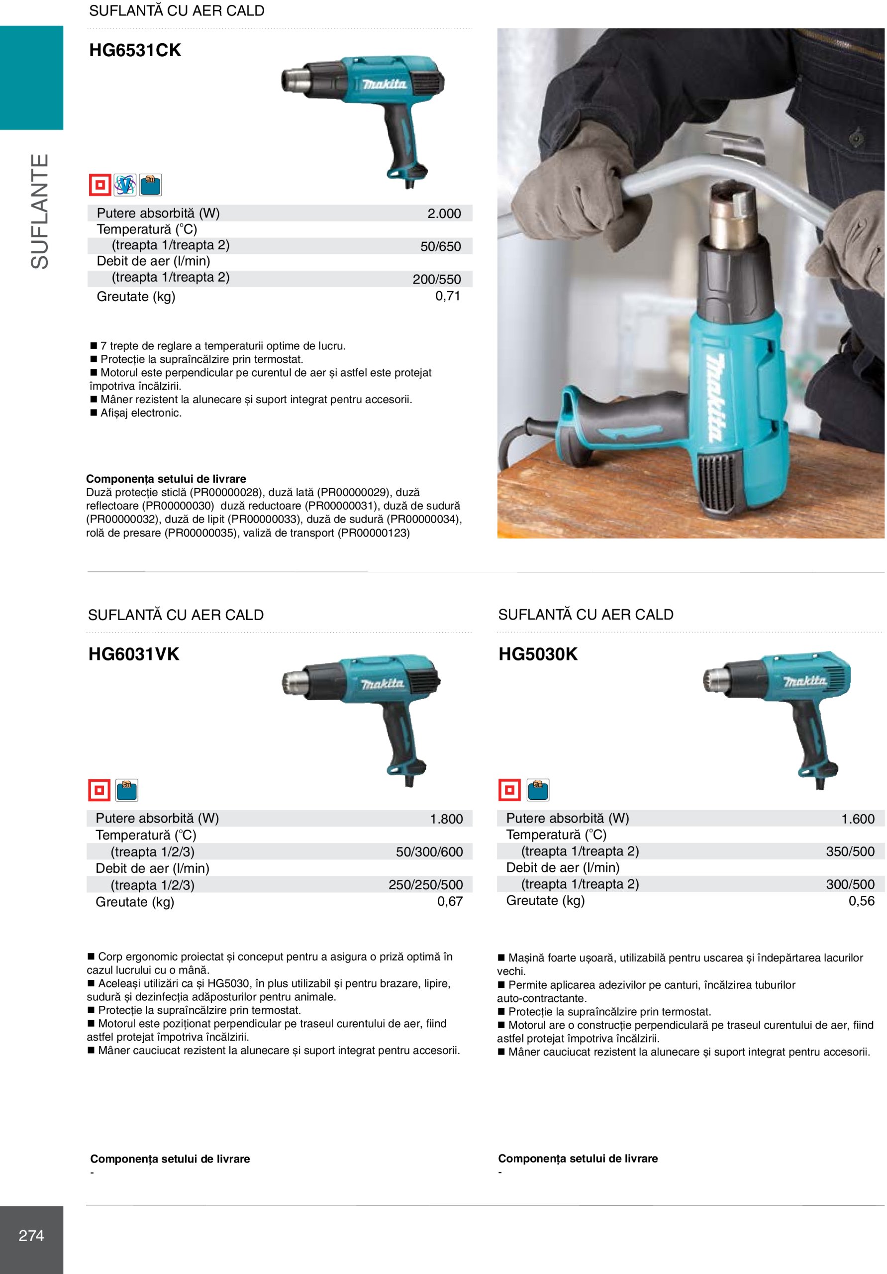 makita - Catalog Makita - Catalog Mașini Profesionale 2025 valabil din 01.01. - 31.12. - page: 274 makita - Catalog Makita - Catalog Mașini Profesionale 2025 valabil din 01.01. - 31.12. - page: 274