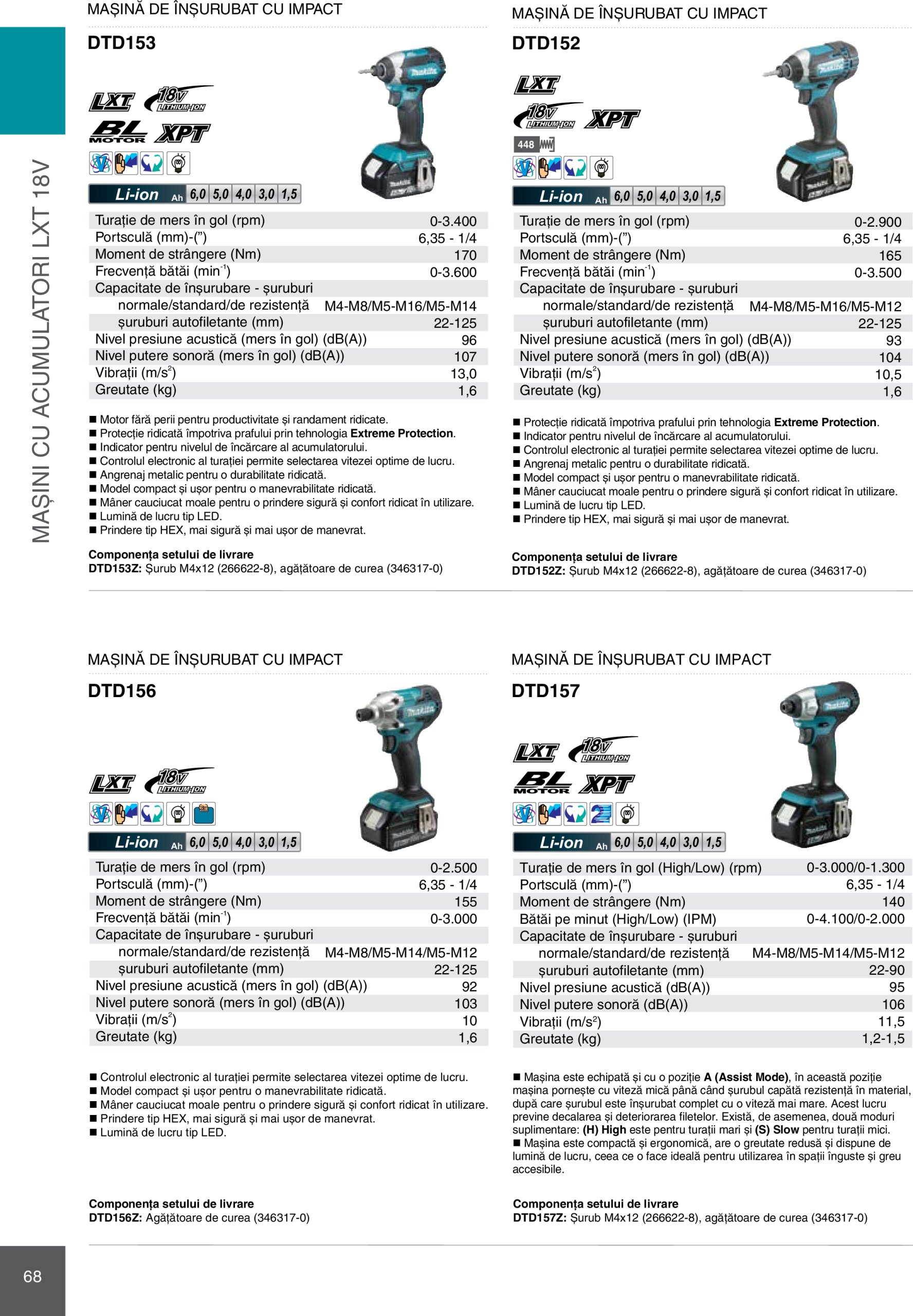 makita - Catalog Makita - Catalog Mașini Profesionale 2025 valabil din 01.01. - 31.12. - page: 68 makita - Catalog Makita - Catalog Mașini Profesionale 2025 valabil din 01.01. - 31.12. - page: 68