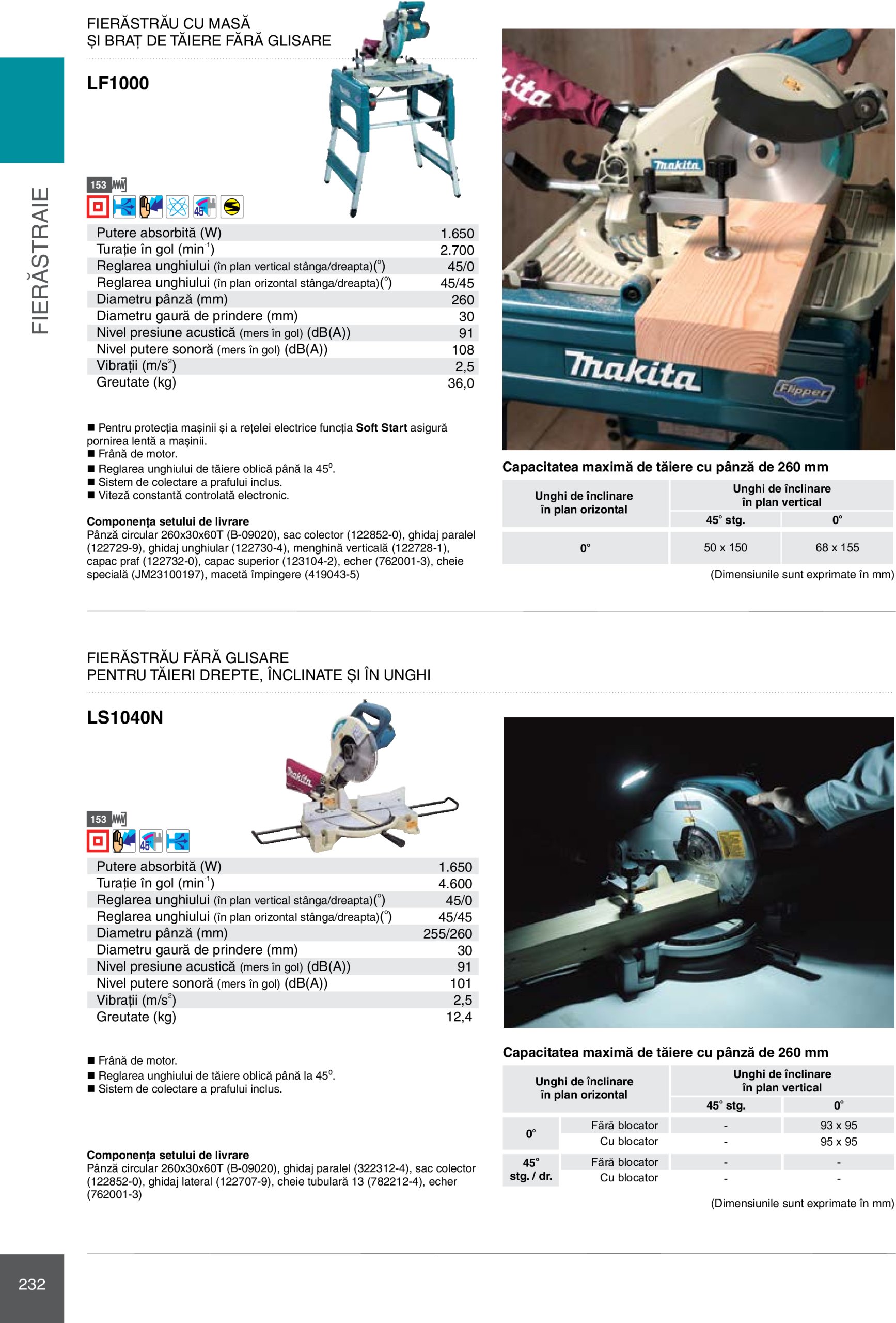 makita - Catalog Makita - Catalog Mașini Profesionale 2025 valabil din 01.01. - 31.12. - page: 232 makita - Catalog Makita - Catalog Mașini Profesionale 2025 valabil din 01.01. - 31.12. - page: 232