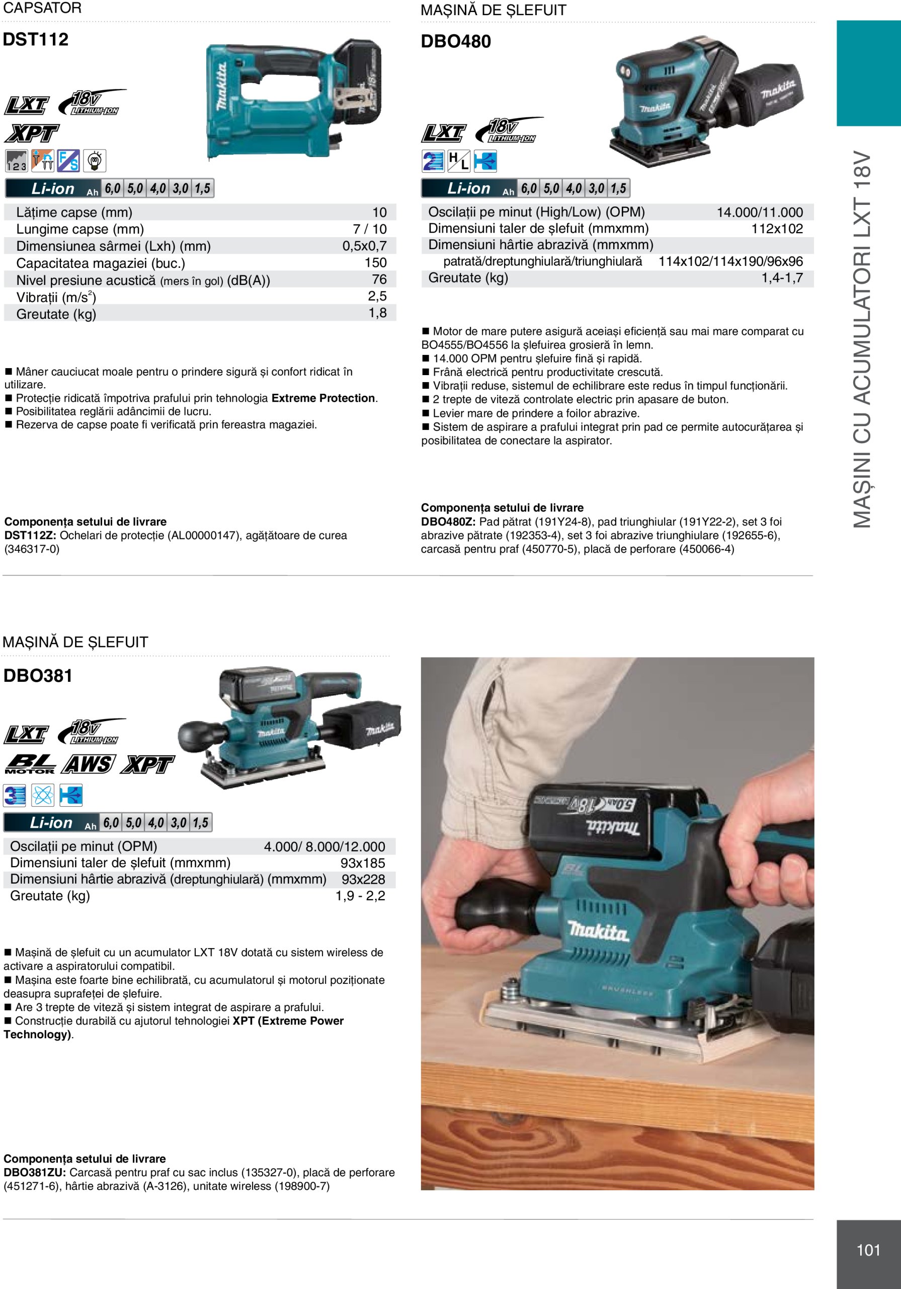 makita - Catalog Makita - Catalog Mașini Profesionale 2025 valabil din 01.01. - 31.12. - page: 101 makita - Catalog Makita - Catalog Mașini Profesionale 2025 valabil din 01.01. - 31.12. - page: 101