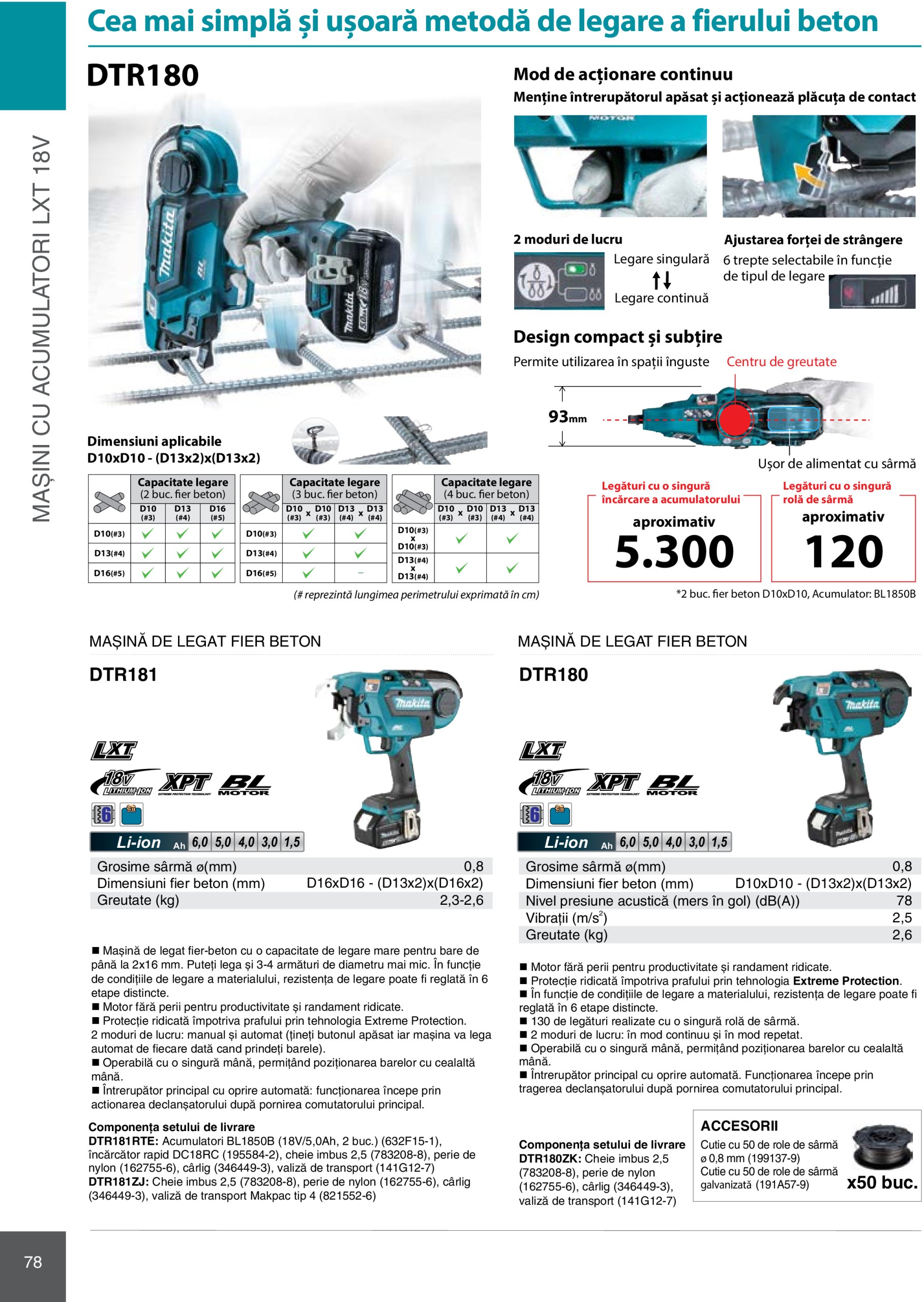 makita - Catalog Makita - Catalog Mașini Profesionale 2025 valabil din 01.01. - 31.12. - page: 78 makita - Catalog Makita - Catalog Mașini Profesionale 2025 valabil din 01.01. - 31.12. - page: 78