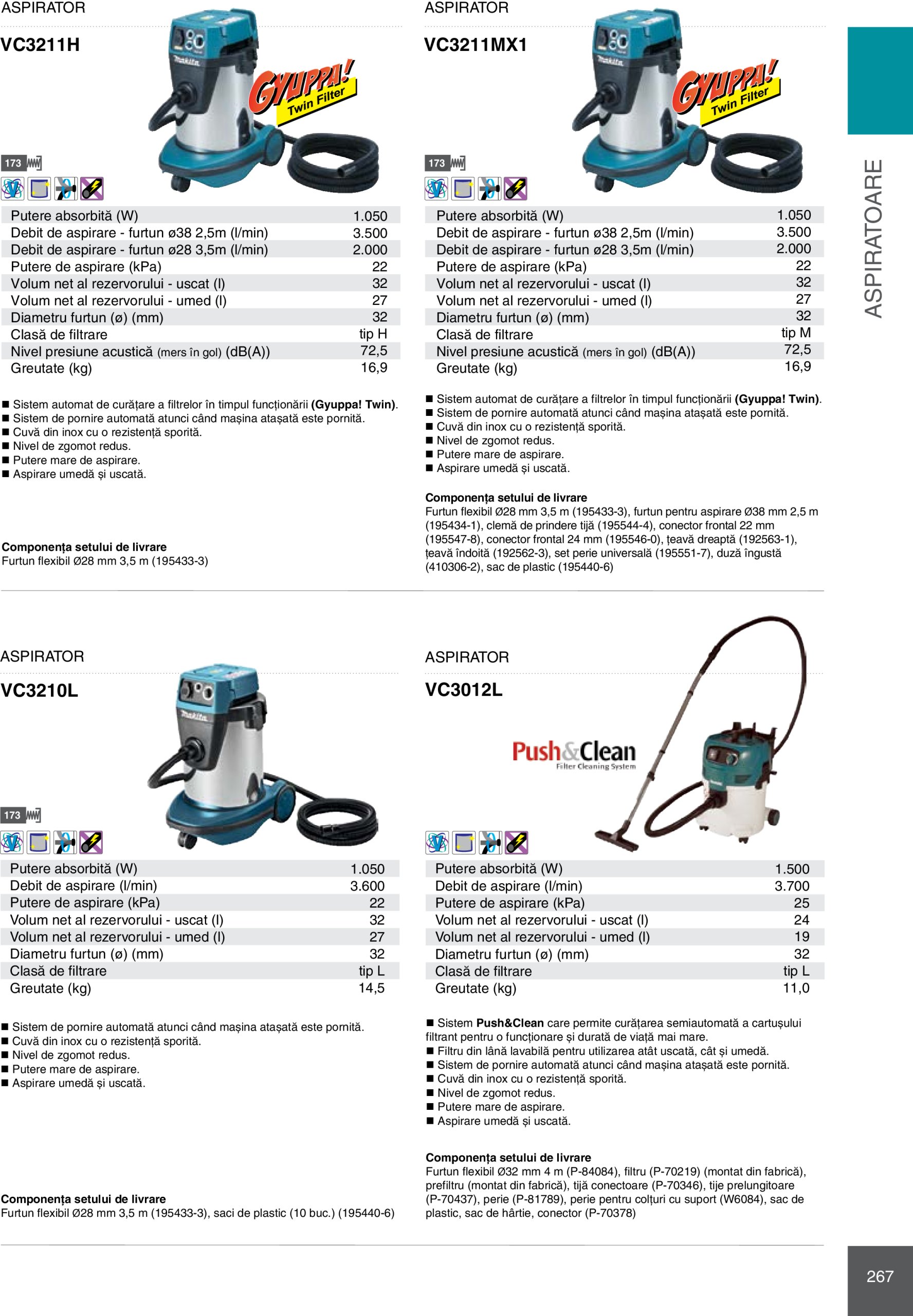 makita - Catalog Makita - Catalog Mașini Profesionale 2025 valabil din 01.01. - 31.12. - page: 267 makita - Catalog Makita - Catalog Mașini Profesionale 2025 valabil din 01.01. - 31.12. - page: 267