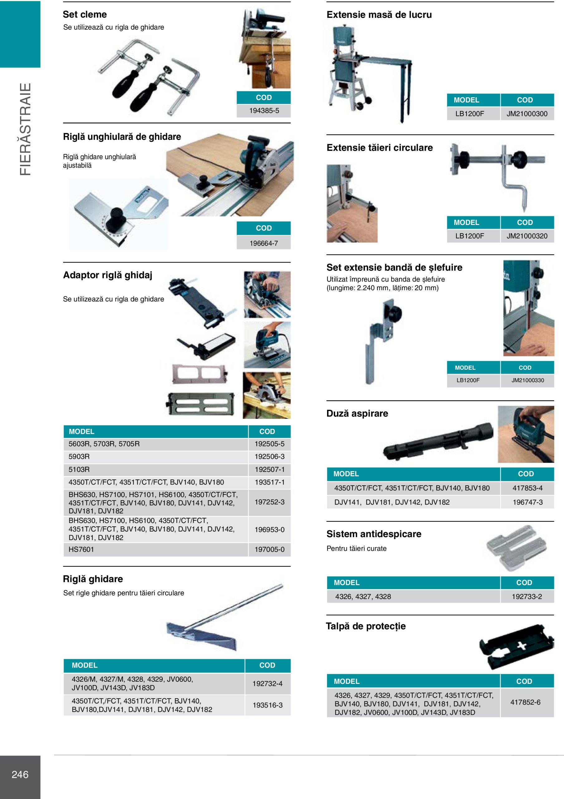 makita - Catalog Makita - Catalog Mașini Profesionale 2025 valabil din 01.01. - 31.12. - page: 246 makita - Catalog Makita - Catalog Mașini Profesionale 2025 valabil din 01.01. - 31.12. - page: 246