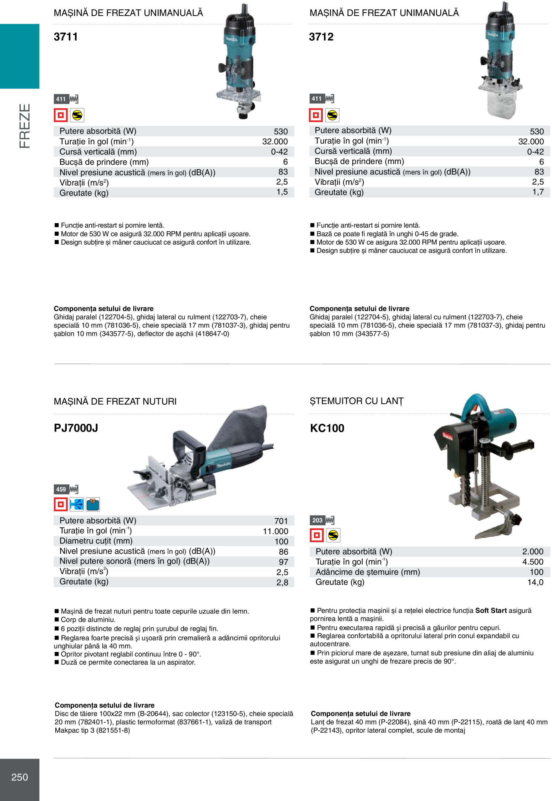 makita - Catalog Makita - Catalog Mașini Profesionale 2025 valabil din 01.01. - 31.12. - page: 250 makita - Catalog Makita - Catalog Mașini Profesionale 2025 valabil din 01.01. - 31.12. - page: 250