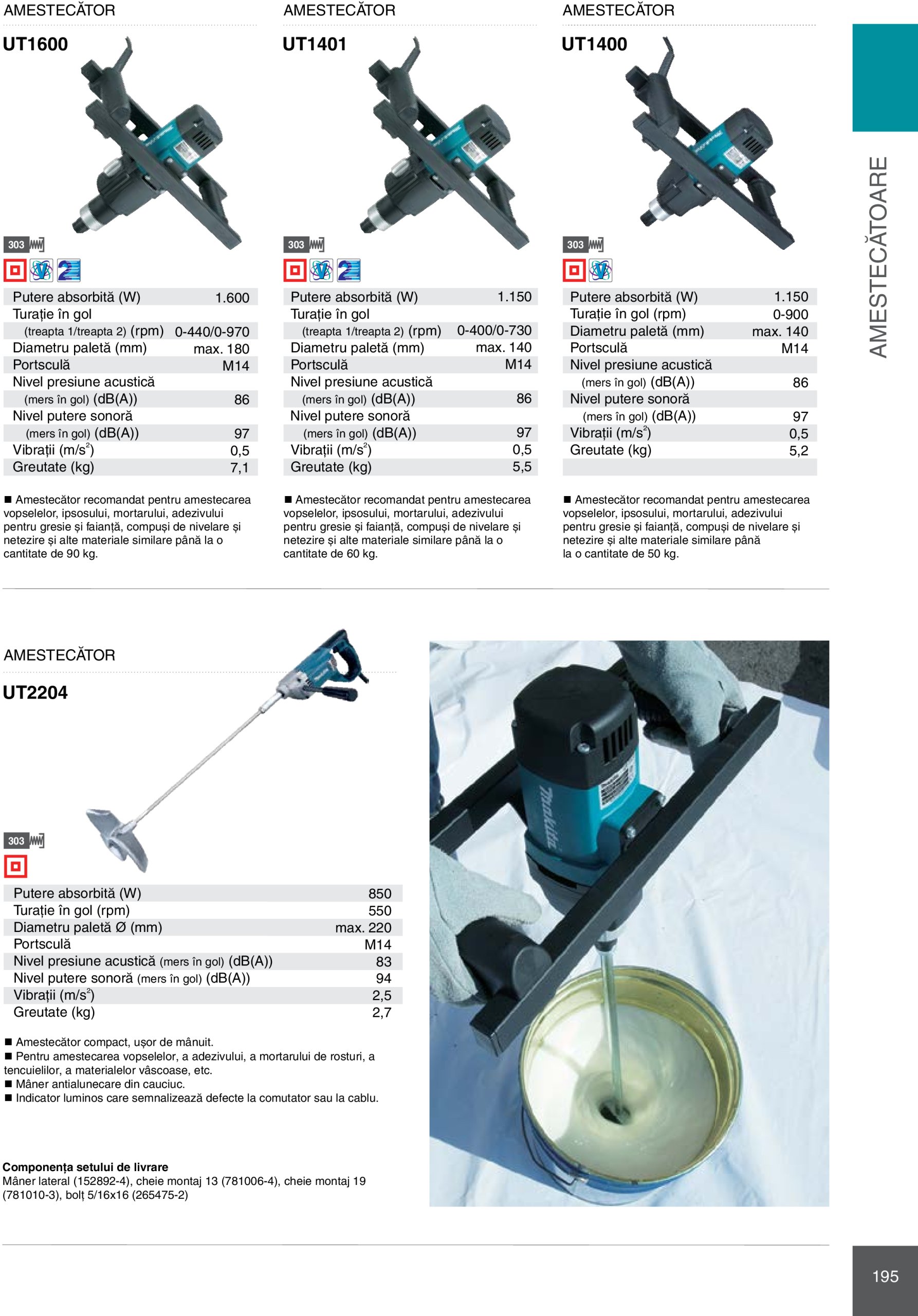 makita - Catalog Makita - Catalog Mașini Profesionale 2025 valabil din 01.01. - 31.12. - page: 195 makita - Catalog Makita - Catalog Mașini Profesionale 2025 valabil din 01.01. - 31.12. - page: 195