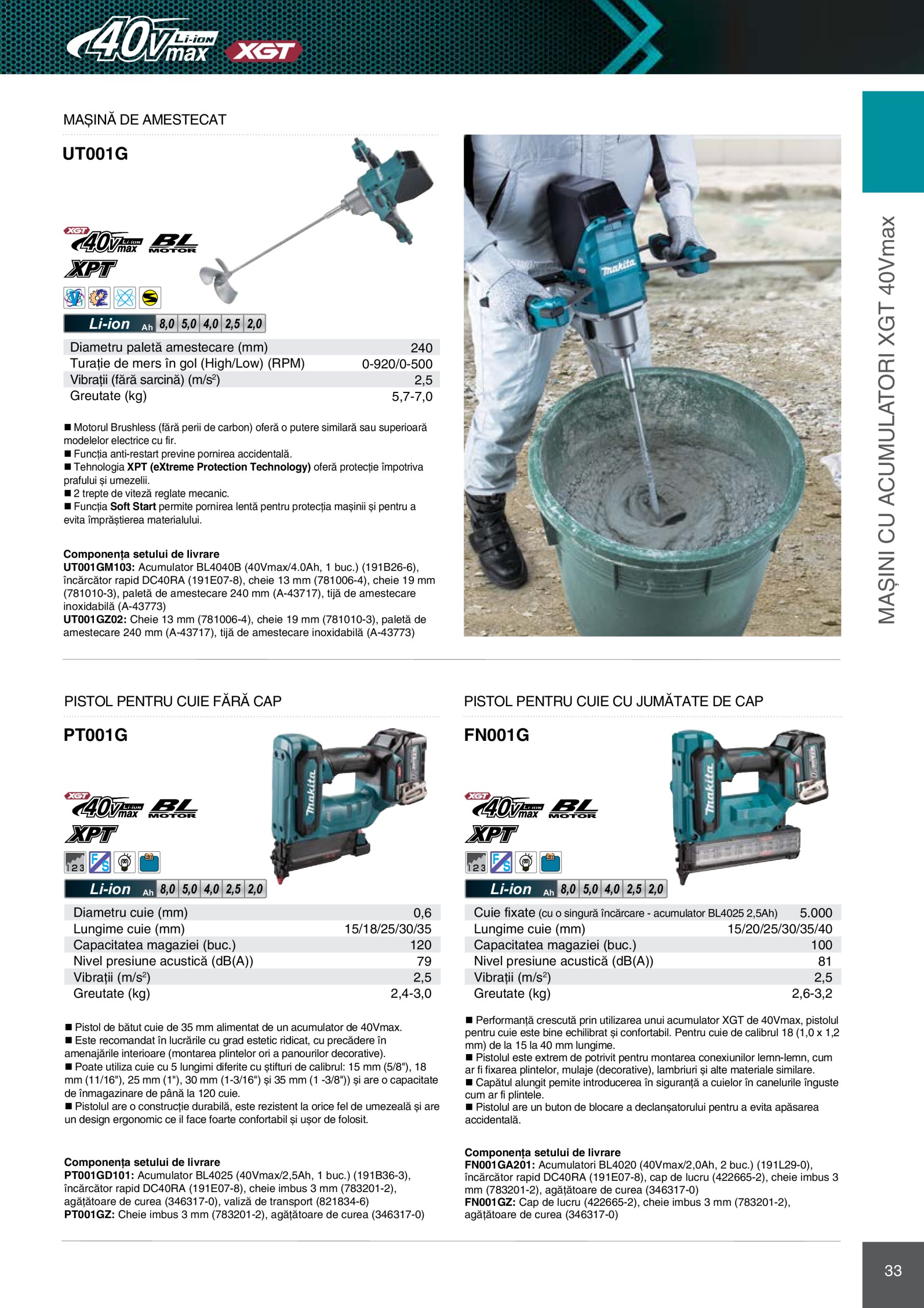 makita - Catalog Makita - Catalog Mașini Profesionale 2025 valabil din 01.01. - 31.12. - page: 33 makita - Catalog Makita - Catalog Mașini Profesionale 2025 valabil din 01.01. - 31.12. - page: 33