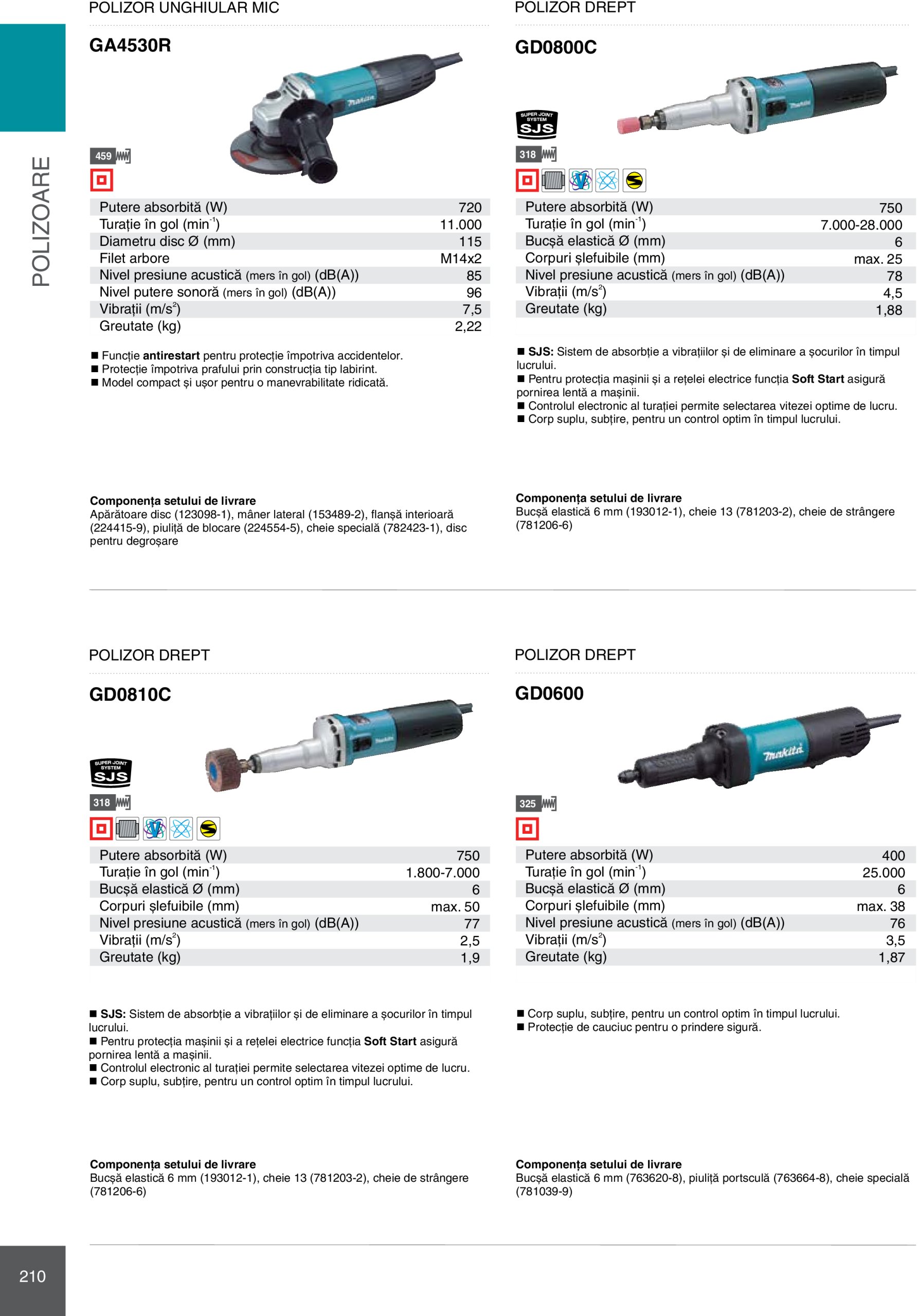 makita - Catalog Makita - Catalog Mașini Profesionale 2025 valabil din 01.01. - 31.12. - page: 210 makita - Catalog Makita - Catalog Mașini Profesionale 2025 valabil din 01.01. - 31.12. - page: 210