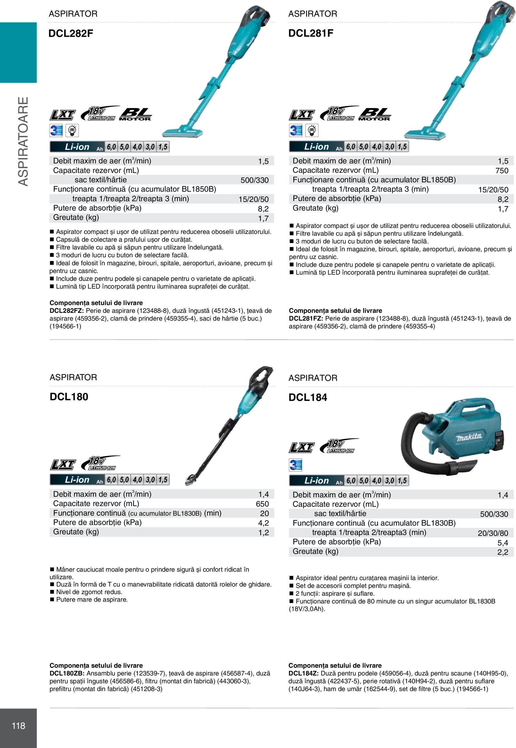 makita - Catalog Makita - Catalog Mașini Profesionale 2025 valabil din 01.01. - 31.12. - page: 118 makita - Catalog Makita - Catalog Mașini Profesionale 2025 valabil din 01.01. - 31.12. - page: 118