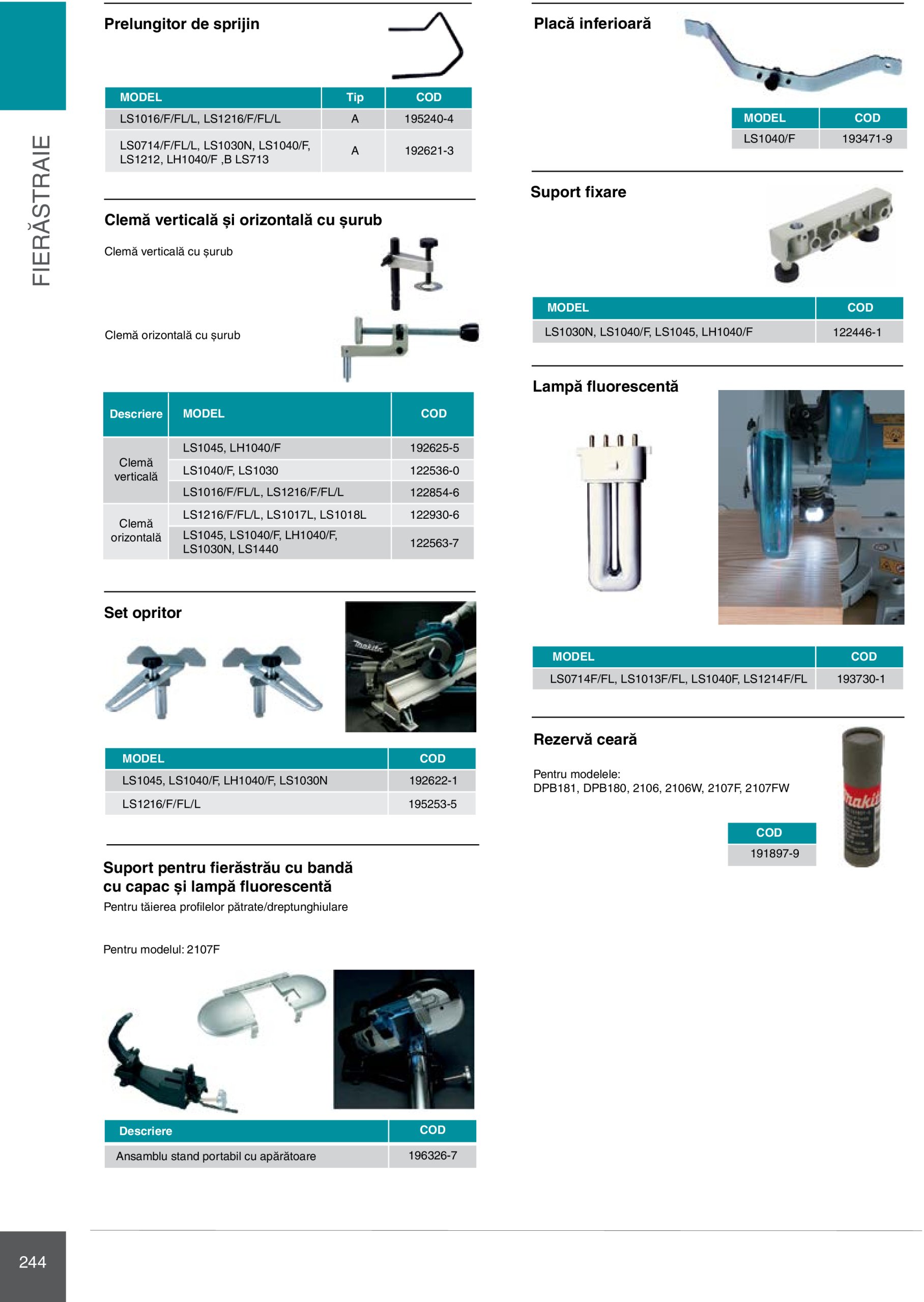 makita - Catalog Makita - Catalog Mașini Profesionale 2025 valabil din 01.01. - 31.12. - page: 244 makita - Catalog Makita - Catalog Mașini Profesionale 2025 valabil din 01.01. - 31.12. - page: 244