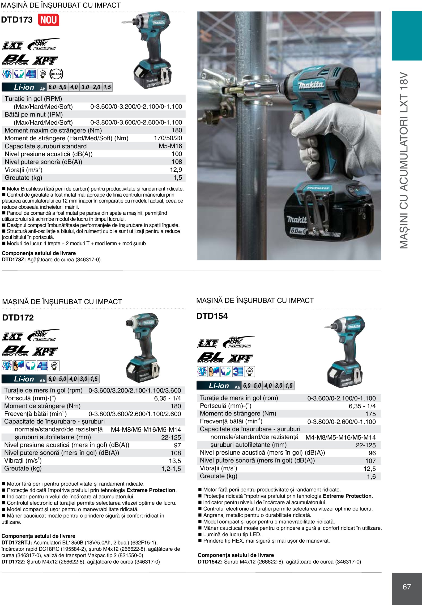 makita - Catalog Makita - Catalog Mașini Profesionale 2025 valabil din 01.01. - 31.12. - page: 67 makita - Catalog Makita - Catalog Mașini Profesionale 2025 valabil din 01.01. - 31.12. - page: 67