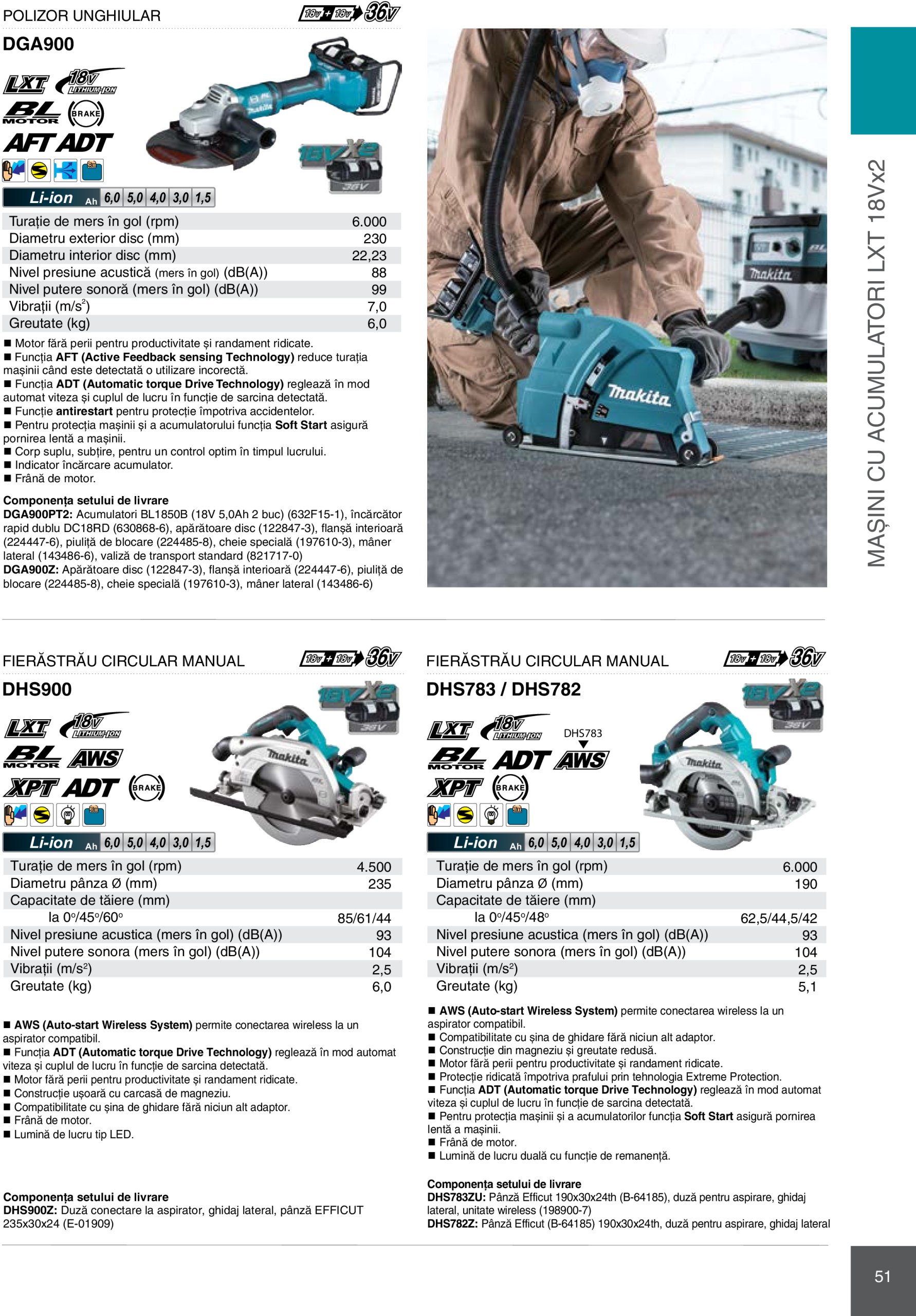 makita - Catalog Makita - Catalog Mașini Profesionale 2025 valabil din 01.01. - 31.12. - page: 51 makita - Catalog Makita - Catalog Mașini Profesionale 2025 valabil din 01.01. - 31.12. - page: 51