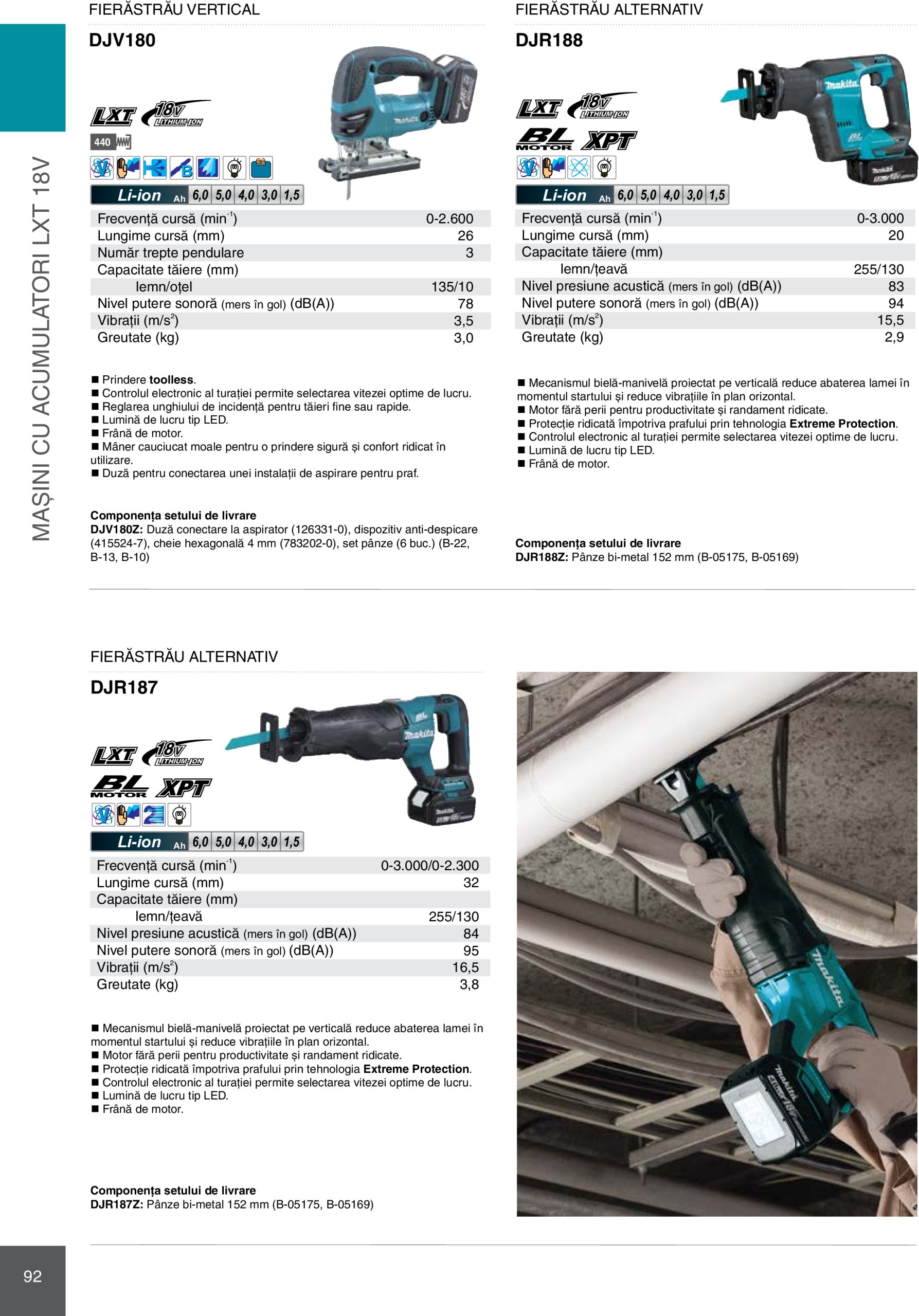 makita - Catalog Makita - Catalog Mașini Profesionale 2025 valabil din 01.01. - 31.12. - page: 92 makita - Catalog Makita - Catalog Mașini Profesionale 2025 valabil din 01.01. - 31.12. - page: 92