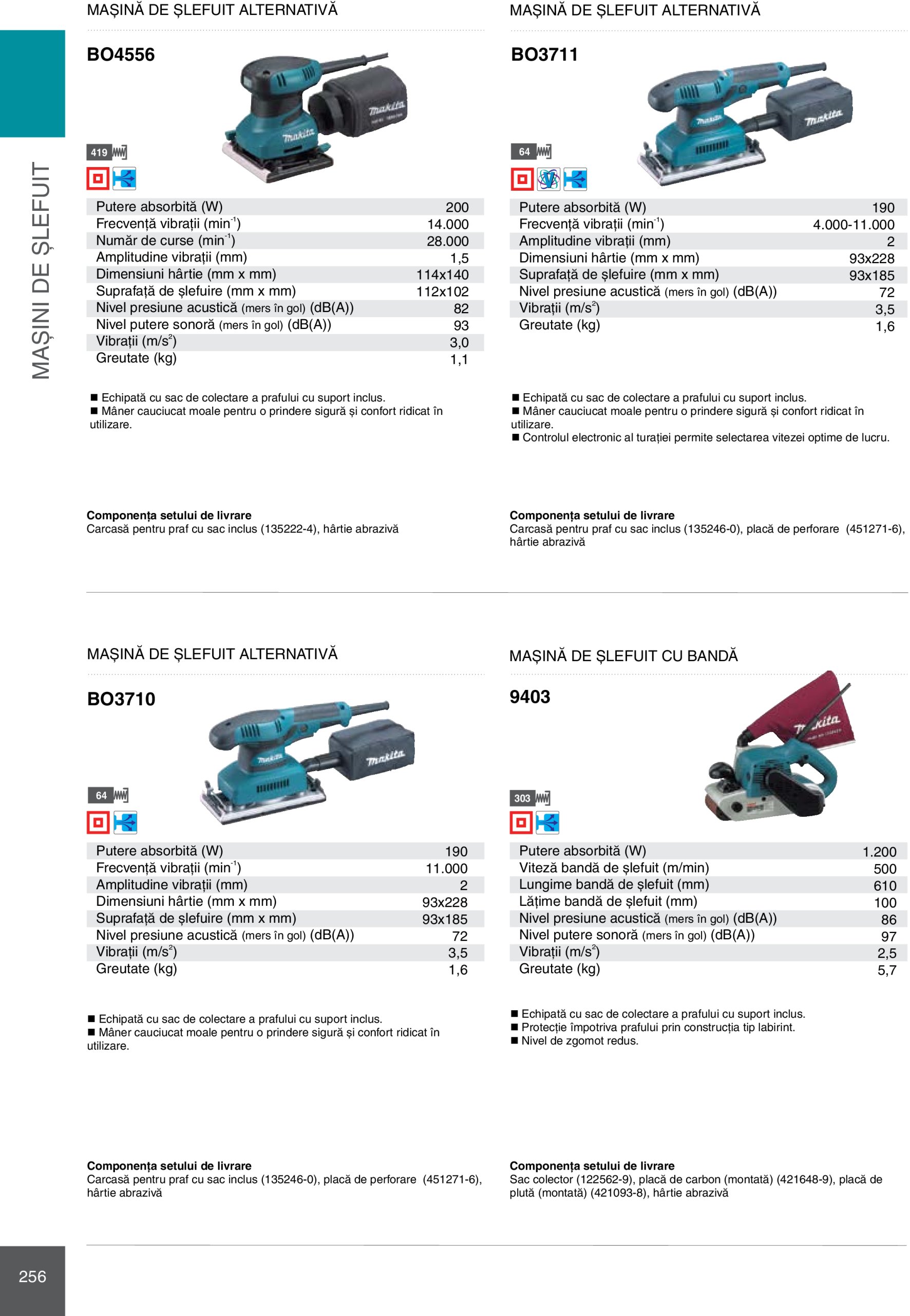 makita - Catalog Makita - Catalog Mașini Profesionale 2025 valabil din 01.01. - 31.12. - page: 256 makita - Catalog Makita - Catalog Mașini Profesionale 2025 valabil din 01.01. - 31.12. - page: 256