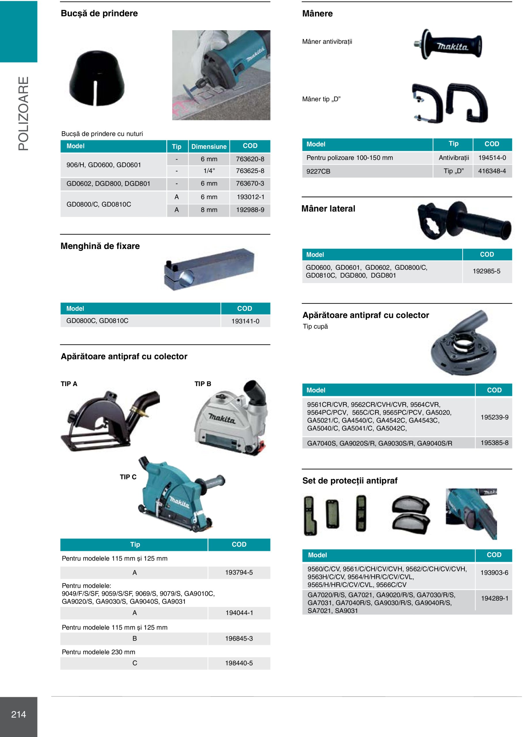 makita - Catalog Makita - Catalog Mașini Profesionale 2025 valabil din 01.01. - 31.12. - page: 214 makita - Catalog Makita - Catalog Mașini Profesionale 2025 valabil din 01.01. - 31.12. - page: 214