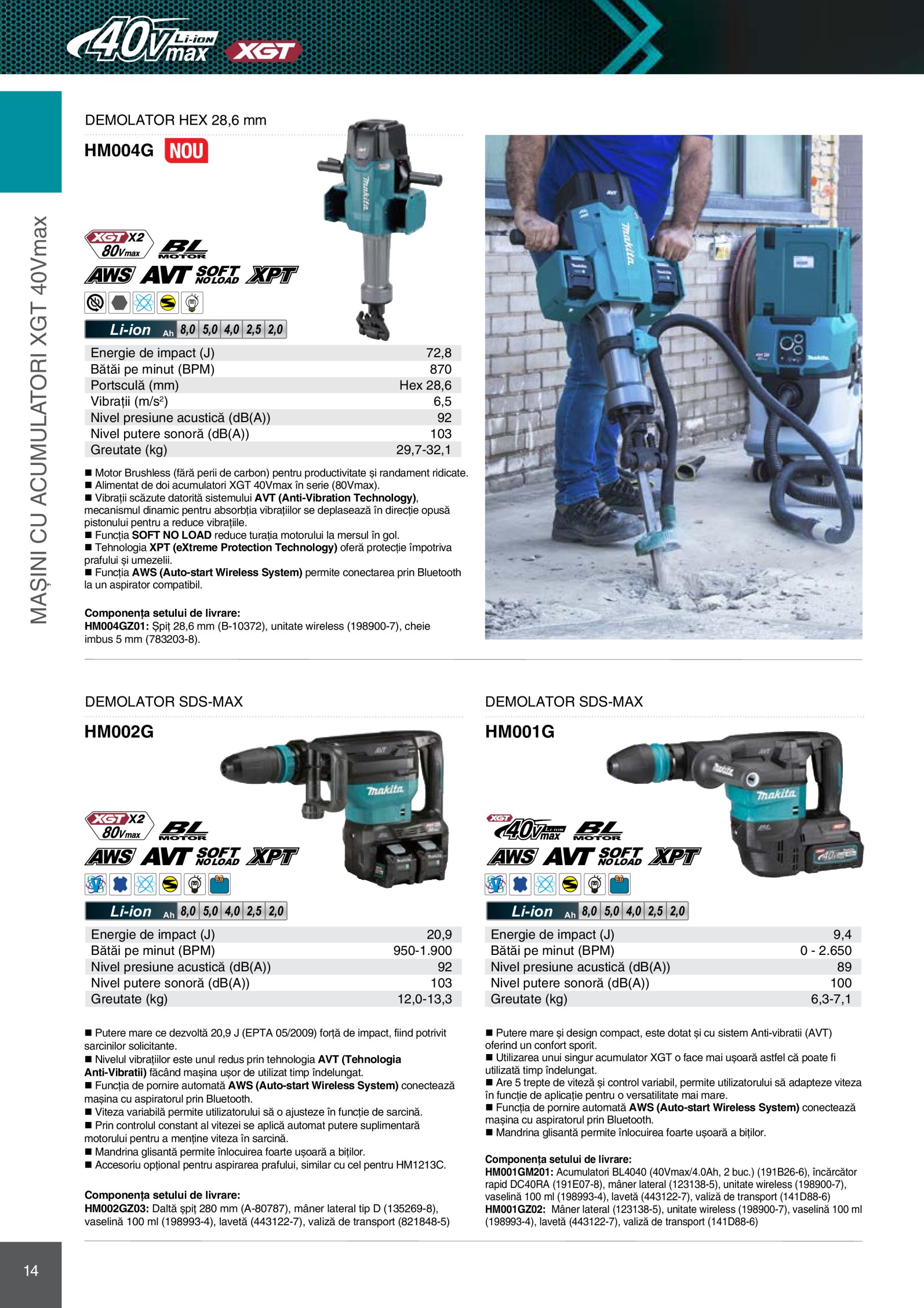 makita - Catalog Makita - Catalog Mașini Profesionale 2025 valabil din 01.01. - 31.12. - page: 14 makita - Catalog Makita - Catalog Mașini Profesionale 2025 valabil din 01.01. - 31.12. - page: 14