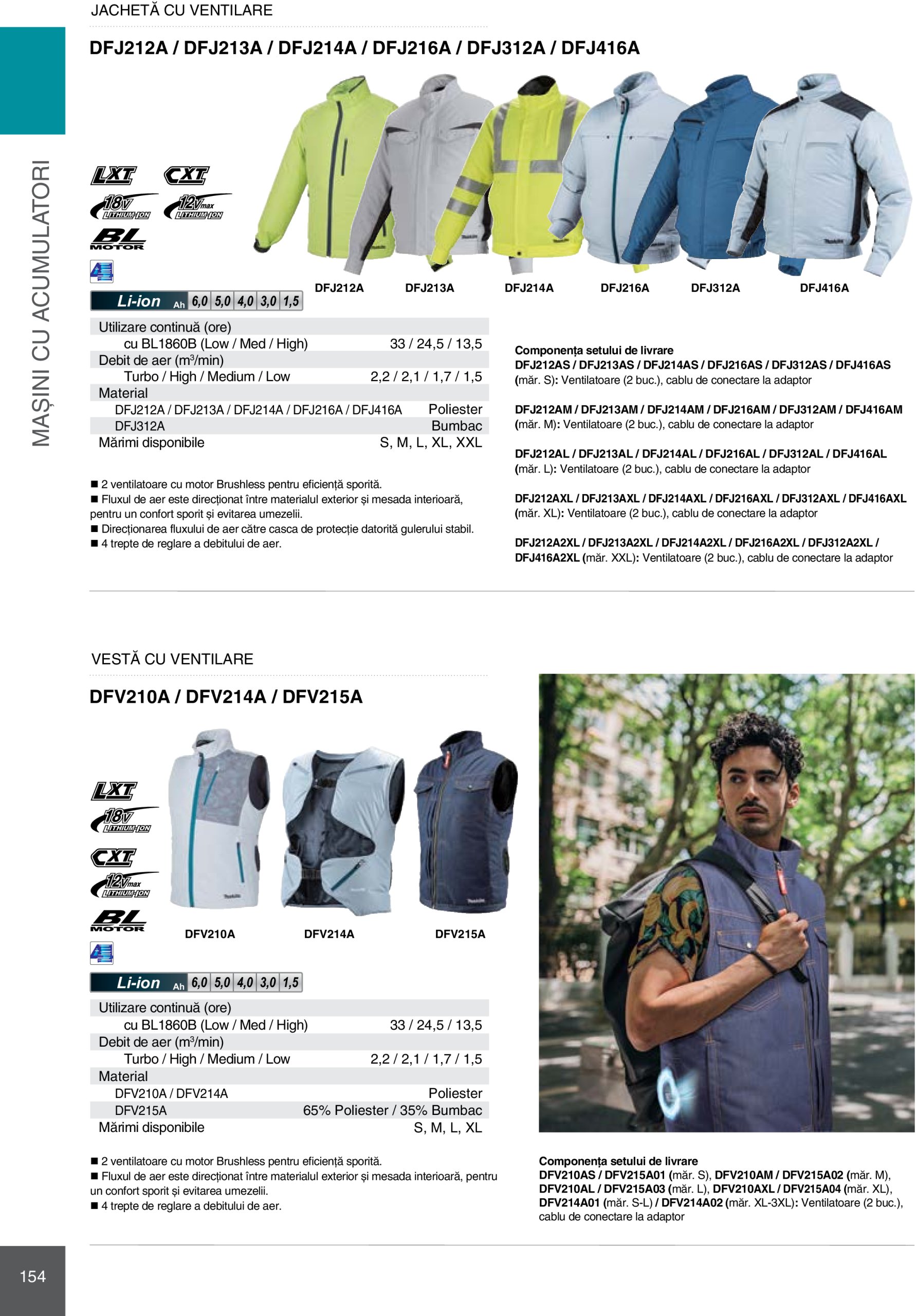 makita - Catalog Makita - Catalog Mașini Profesionale 2025 valabil din 01.01. - 31.12. - page: 154 makita - Catalog Makita - Catalog Mașini Profesionale 2025 valabil din 01.01. - 31.12. - page: 154