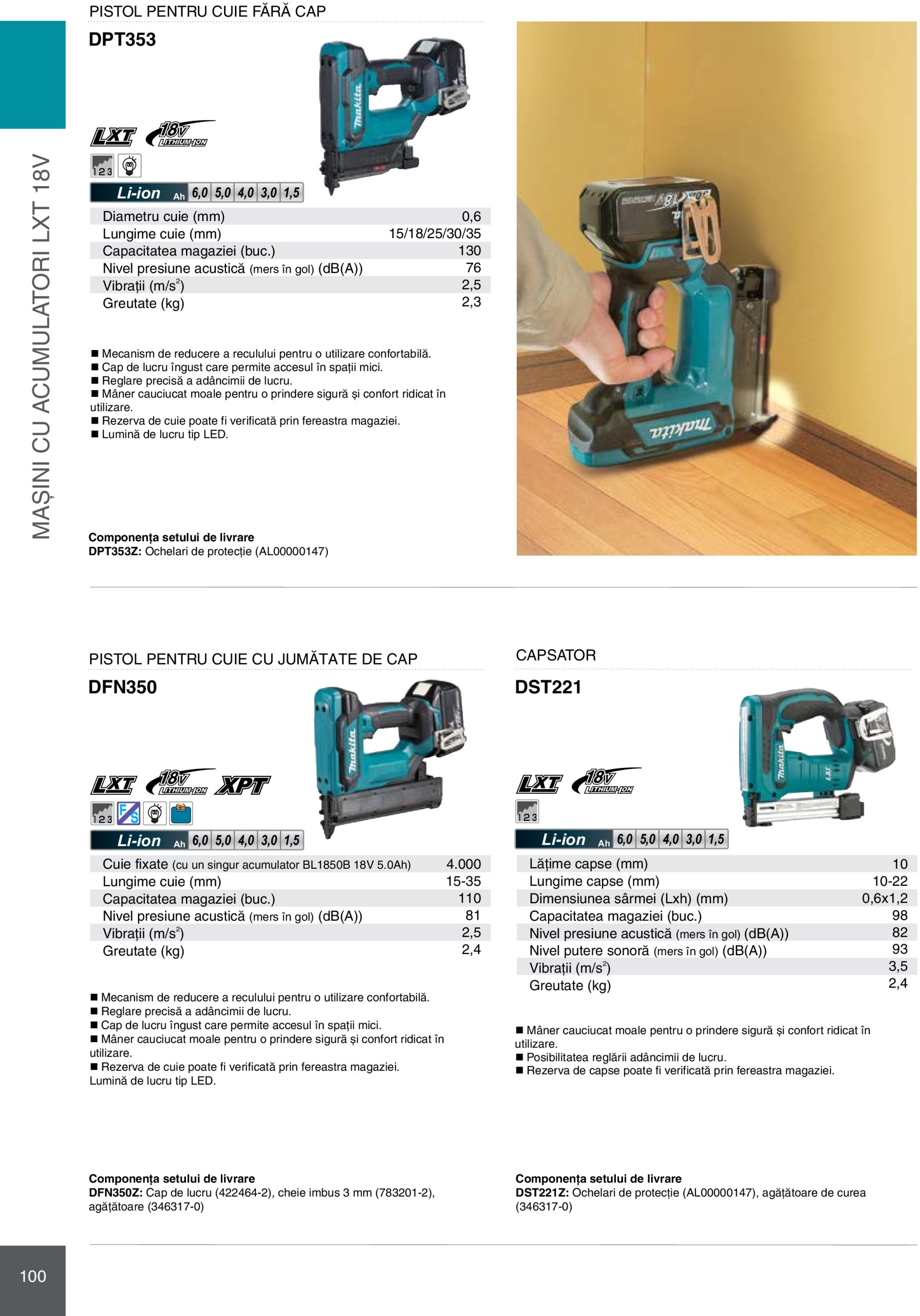 makita - Catalog Makita - Catalog Mașini Profesionale 2025 valabil din 01.01. - 31.12. - page: 100 makita - Catalog Makita - Catalog Mașini Profesionale 2025 valabil din 01.01. - 31.12. - page: 100