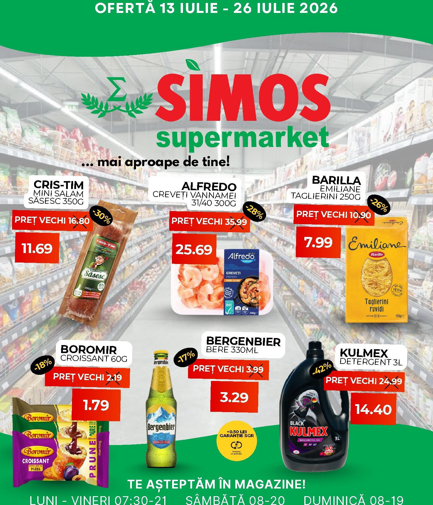 simos - Brosura Simos valabilă de la luni 13.07.2026 până la duminică 26.07.2026