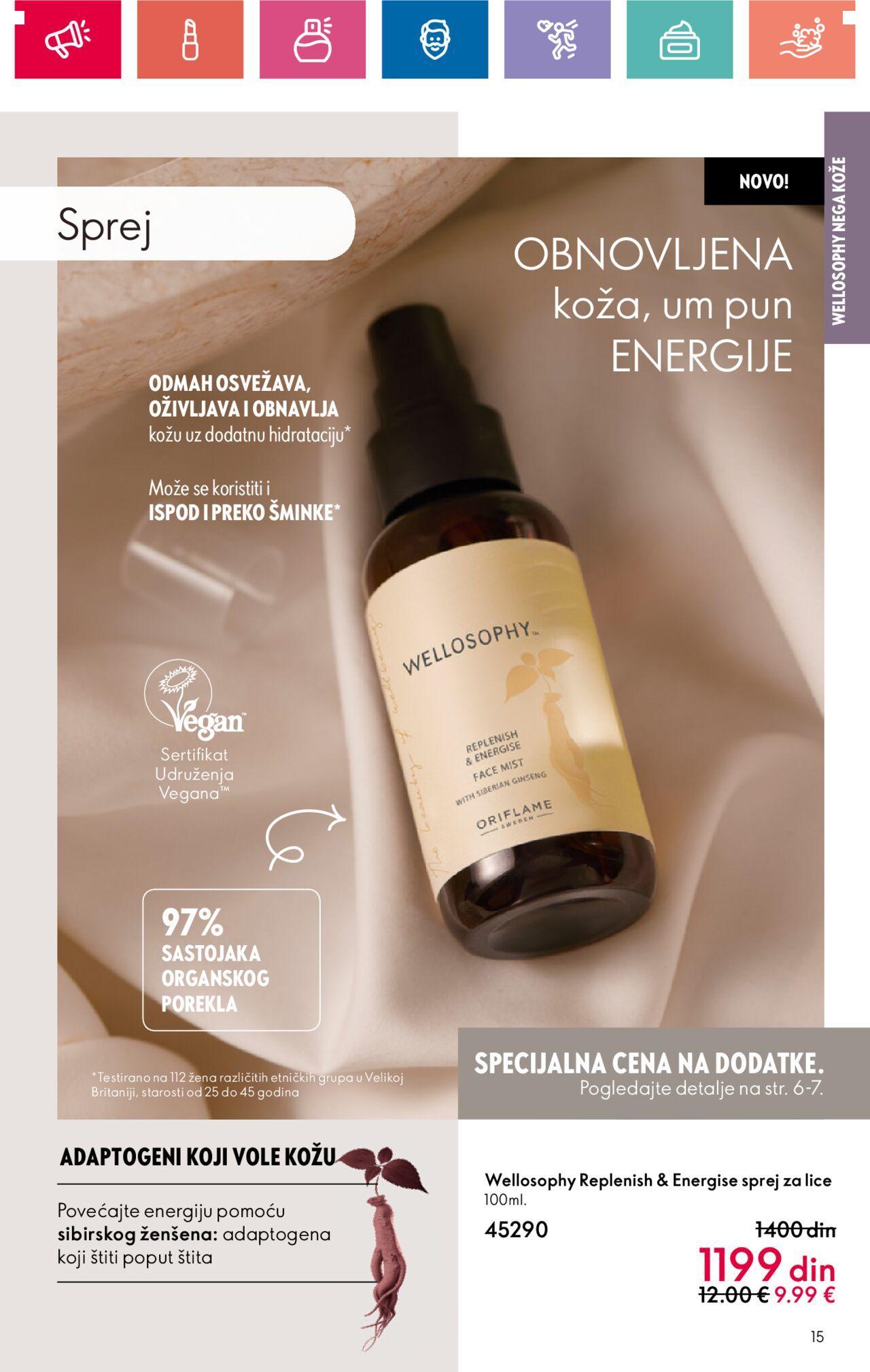 oriflame - Oriflame katalog - najnovije akcije 12.09.2024 - 02.10.2024 - page: 15 oriflame - Oriflame katalog - najnovije akcije 12.09.2024 - 02.10.2024 - page: 15
