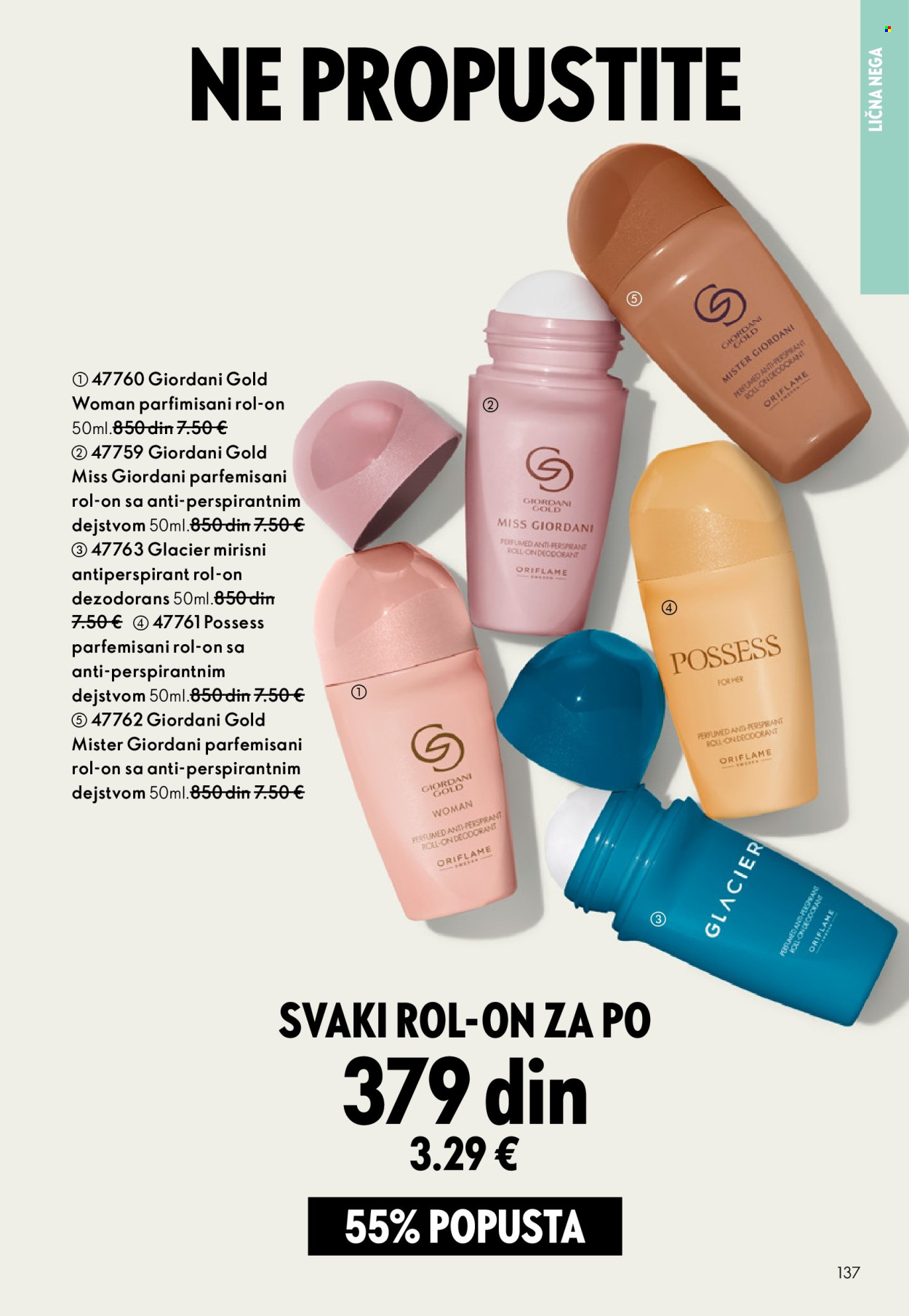 oriflame - Oriflame katalog - 01.04.-21.04.2026 - page: 137
