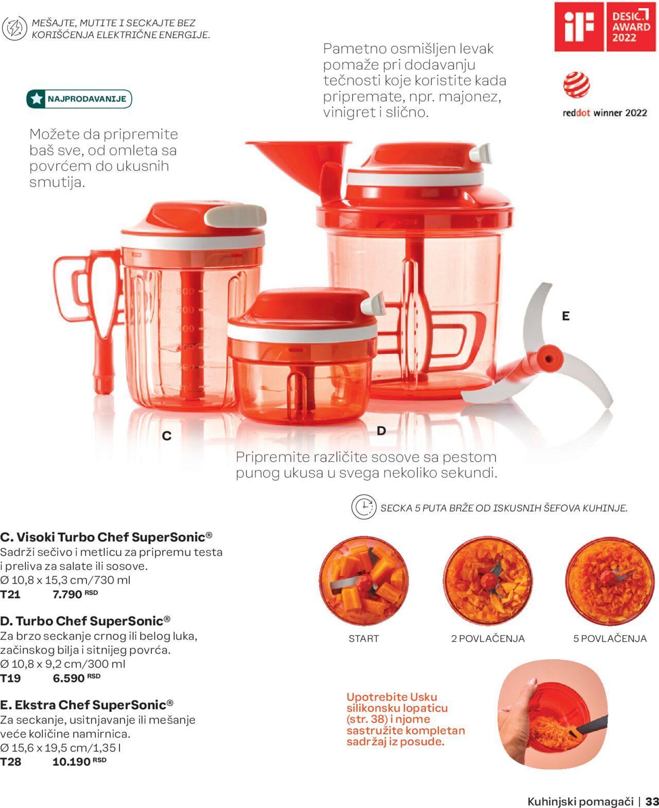 tupperware - Tupperware katalog - najnovije akcije od ponedeljka 02.09.2024 - page: 33 tupperware - Tupperware katalog - najnovije akcije od ponedeljka 02.09.2024 - page: 33