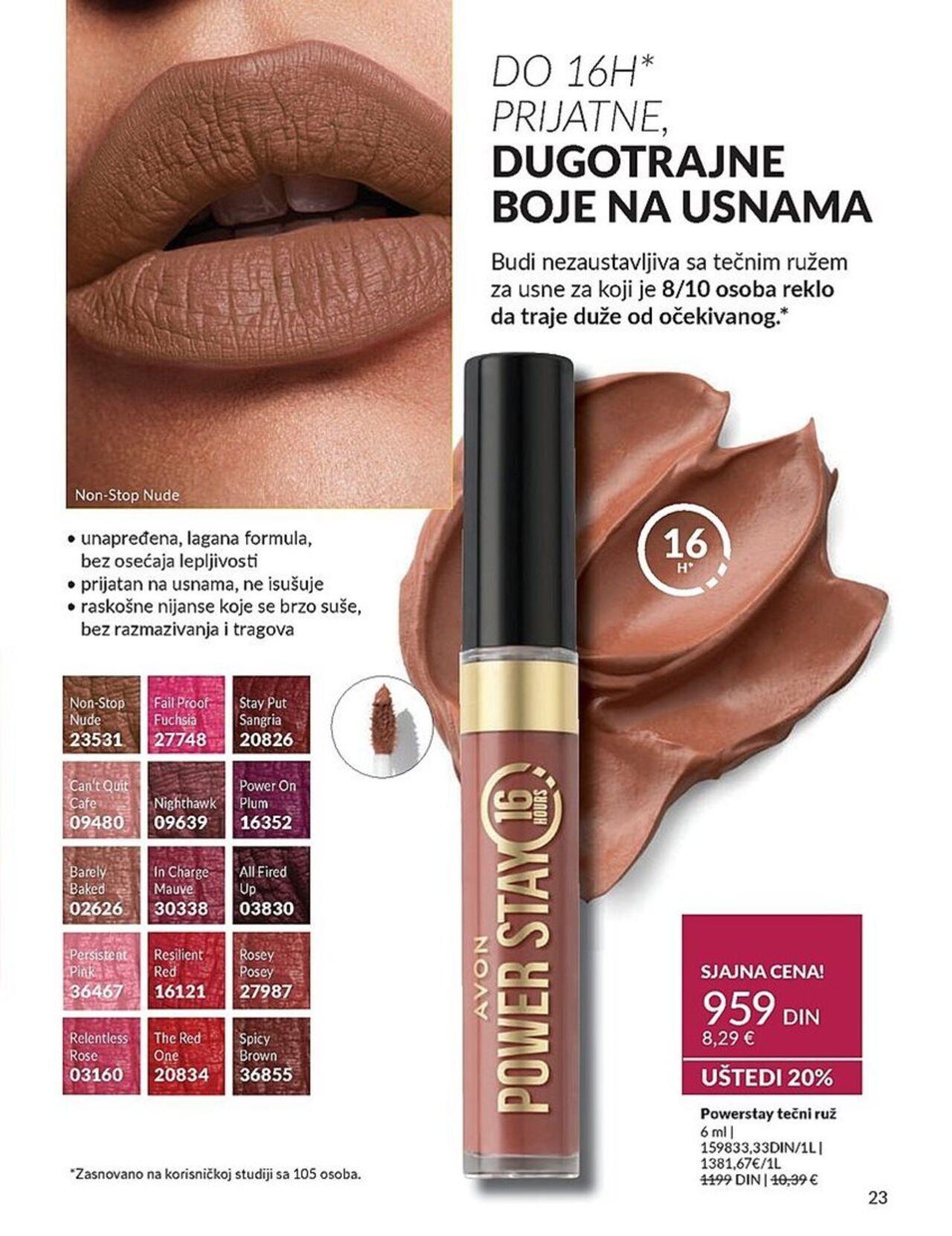 avon - AVON katalog - najnovije akcije 01.09.2024 - 30.09.2024 - page: 23 avon - AVON katalog - najnovije akcije 01.09.2024 - 30.09.2024 - page: 23