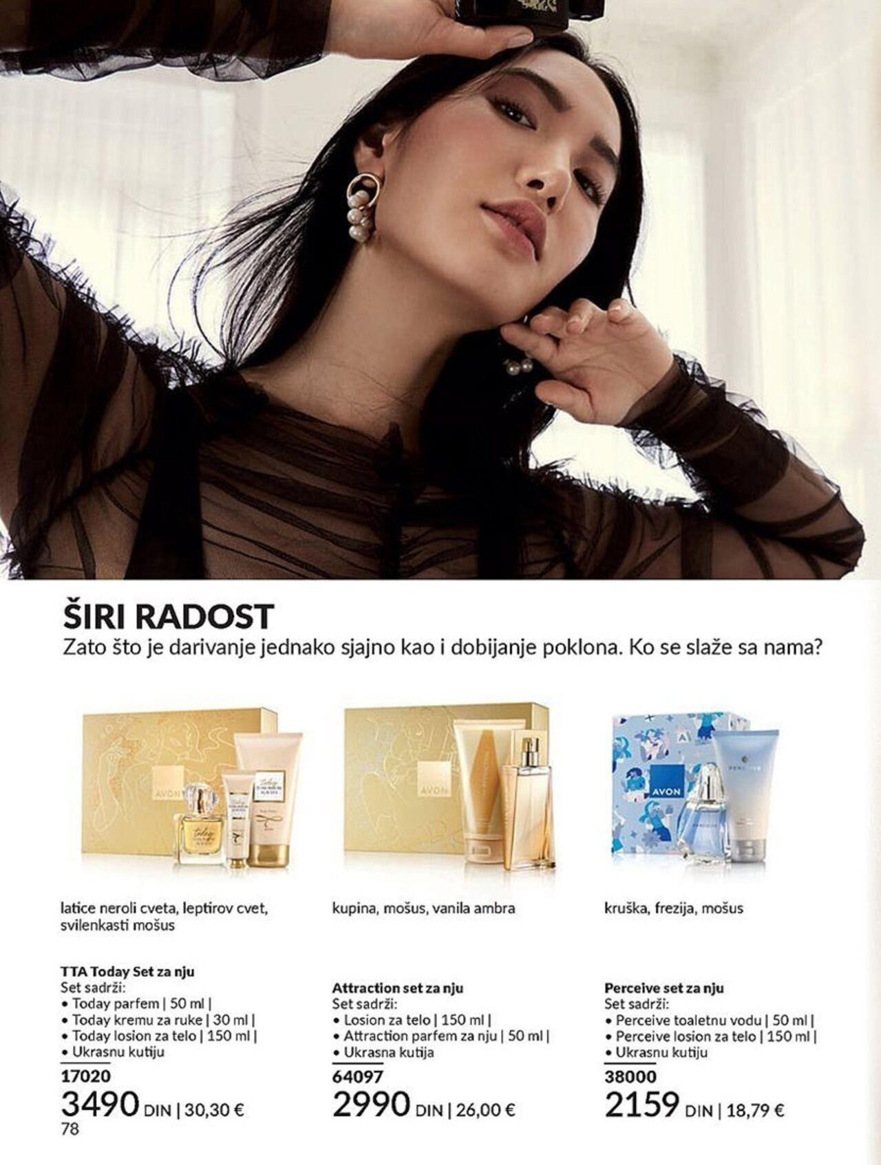 avon - AVON katalog - najnovije akcije 01.09.2024 - 30.09.2024 - page: 78 avon - AVON katalog - najnovije akcije 01.09.2024 - 30.09.2024 - page: 78