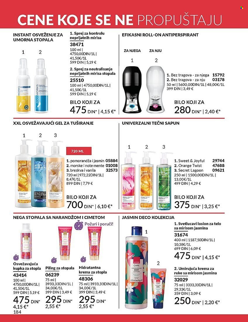 avon - Avon katalog - 01.03.-31.03.2025 - page: 184 avon - Avon katalog - 01.03.-31.03.2025 - page: 184