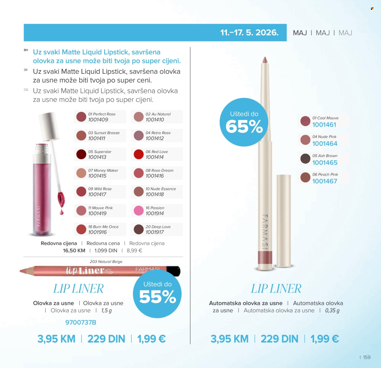farmasi - Farmasi katalog - 01.05.-30.06.2026 - page: 159