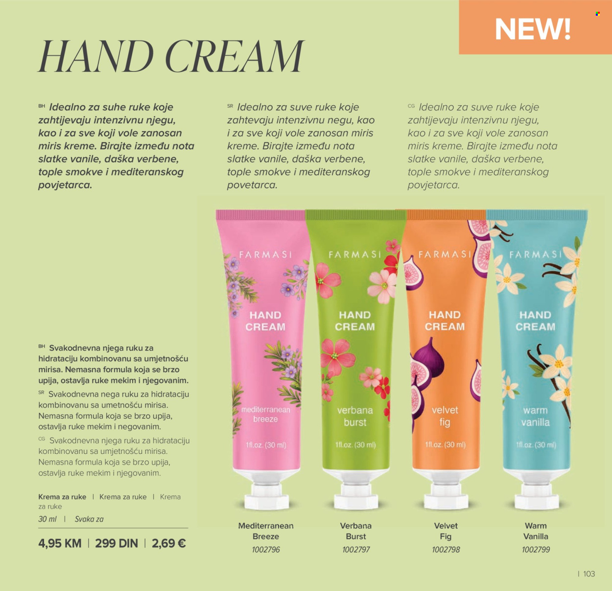 farmasi - Farmasi katalog - 01.05.-30.06.2026 - page: 103