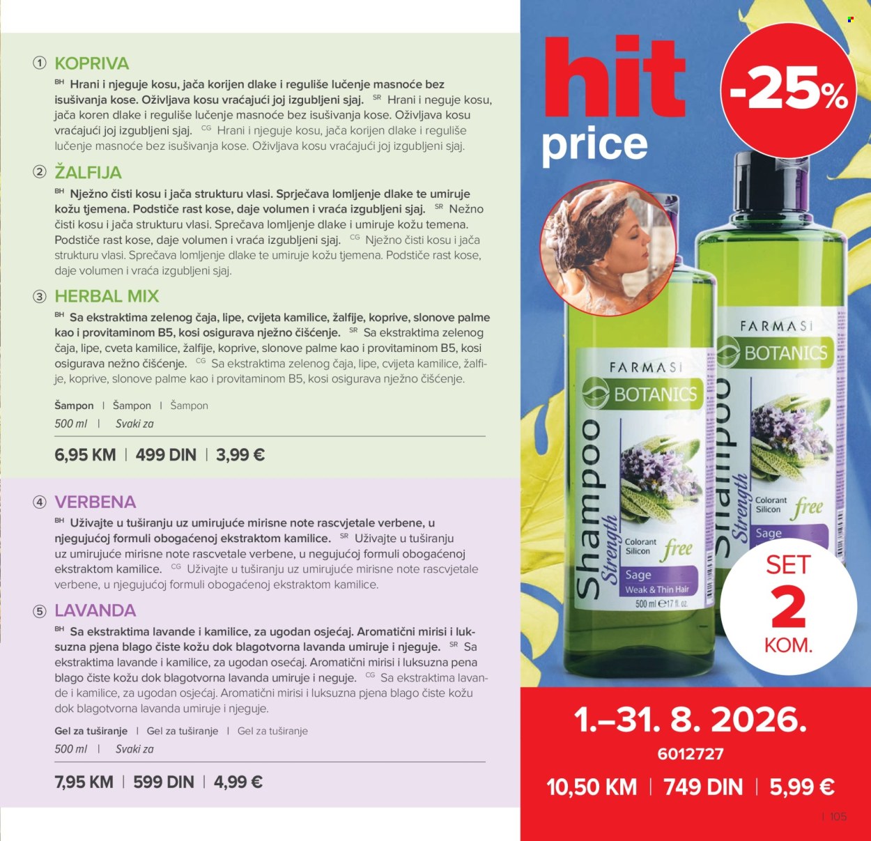 farmasi - Farmasi katalog - 01.07.-31.08.2026 - page: 105