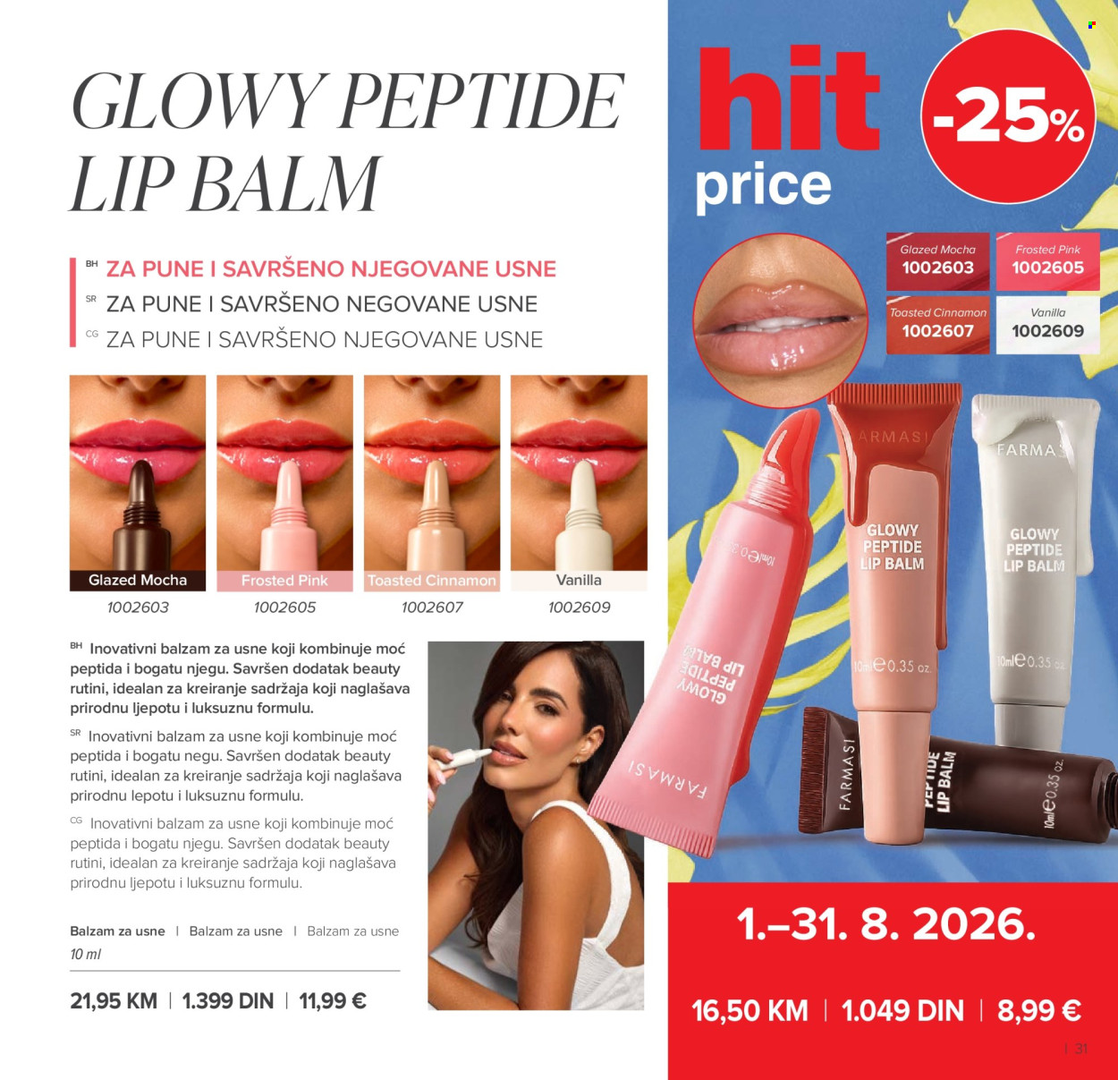 farmasi - Farmasi katalog - 01.07.-31.08.2026 - page: 31