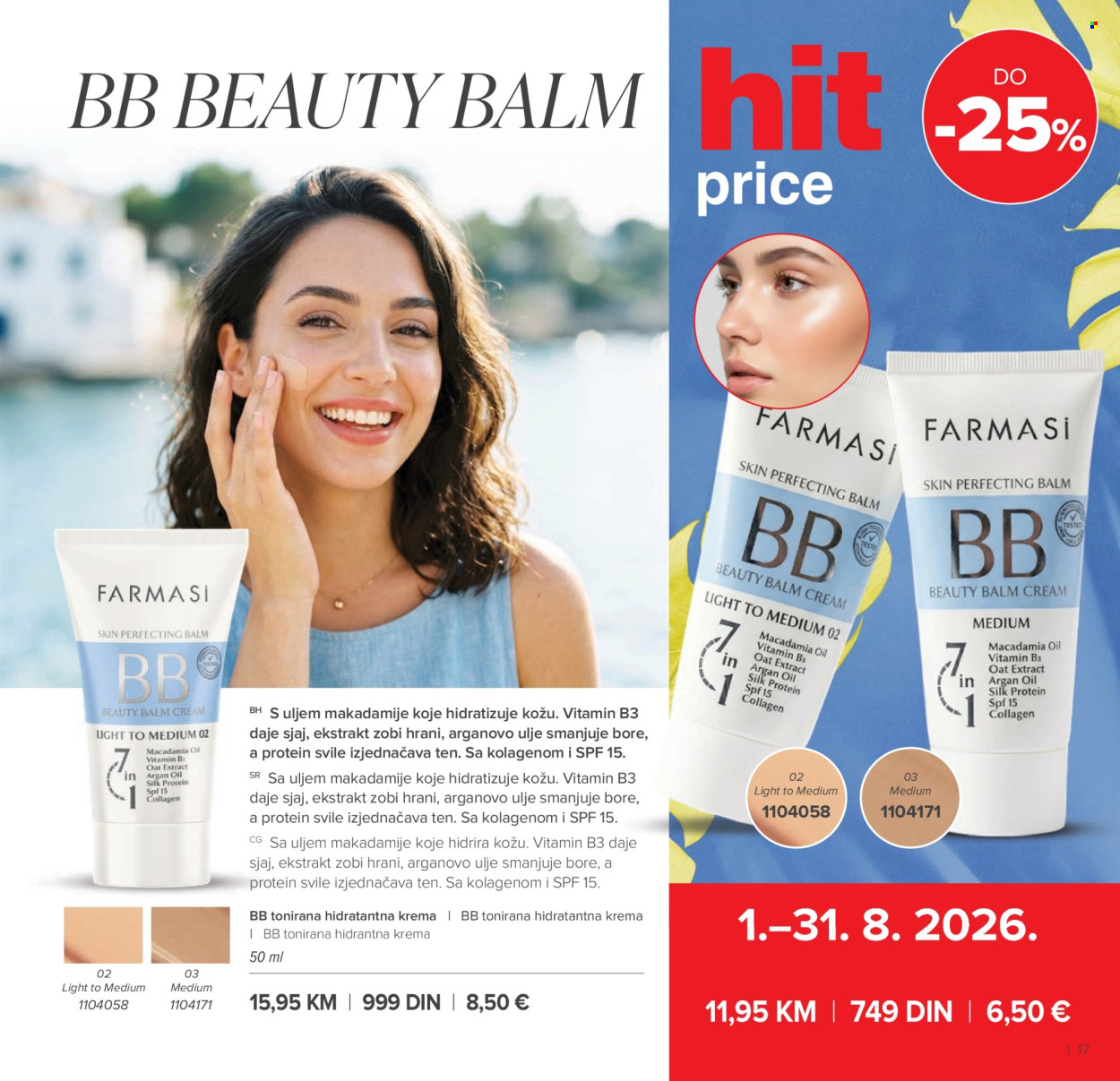 farmasi - Farmasi katalog - 01.07.-31.08.2026 - page: 17