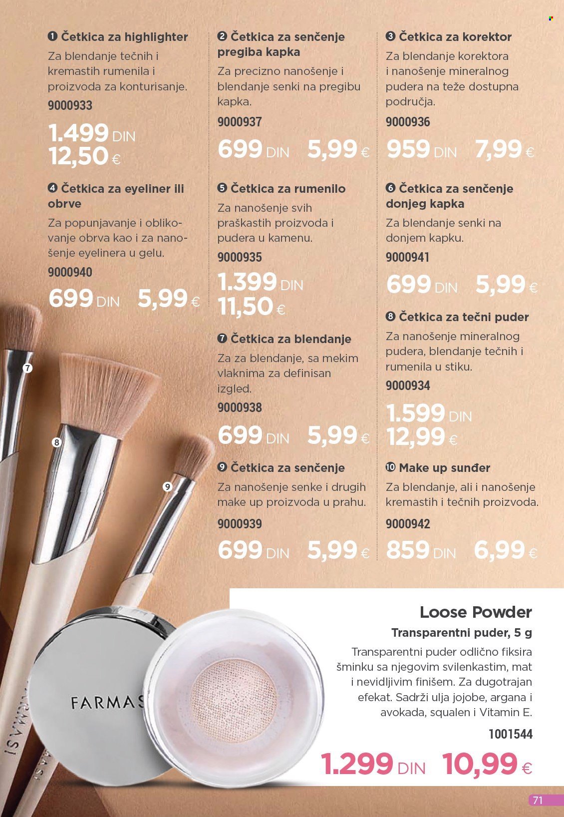 farmasi - Farmasi katalog - 01.10.-31.10.2025 - page: 71