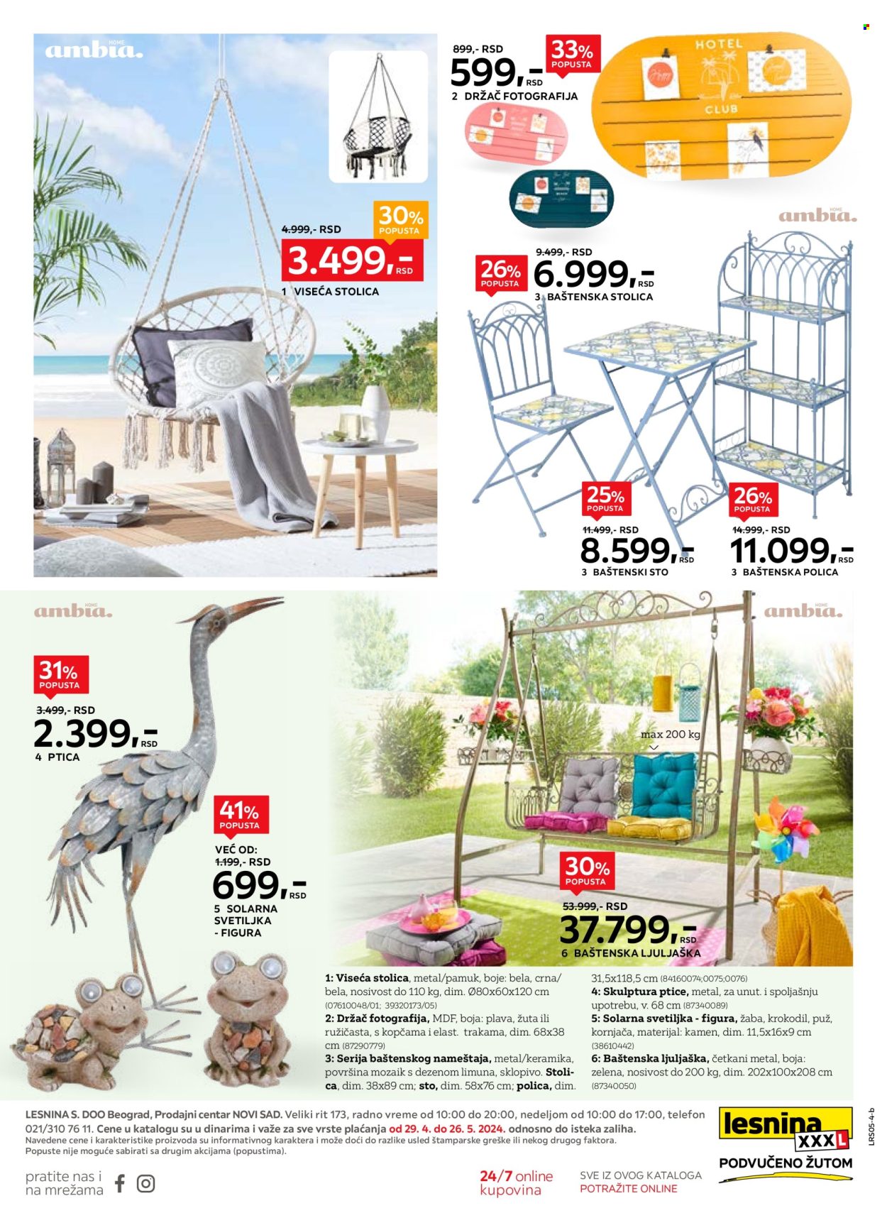 lesnina-xxxl - Lesnina XXXL katalog - 29.04.-26.05.2024 - strana 1 - page: 8